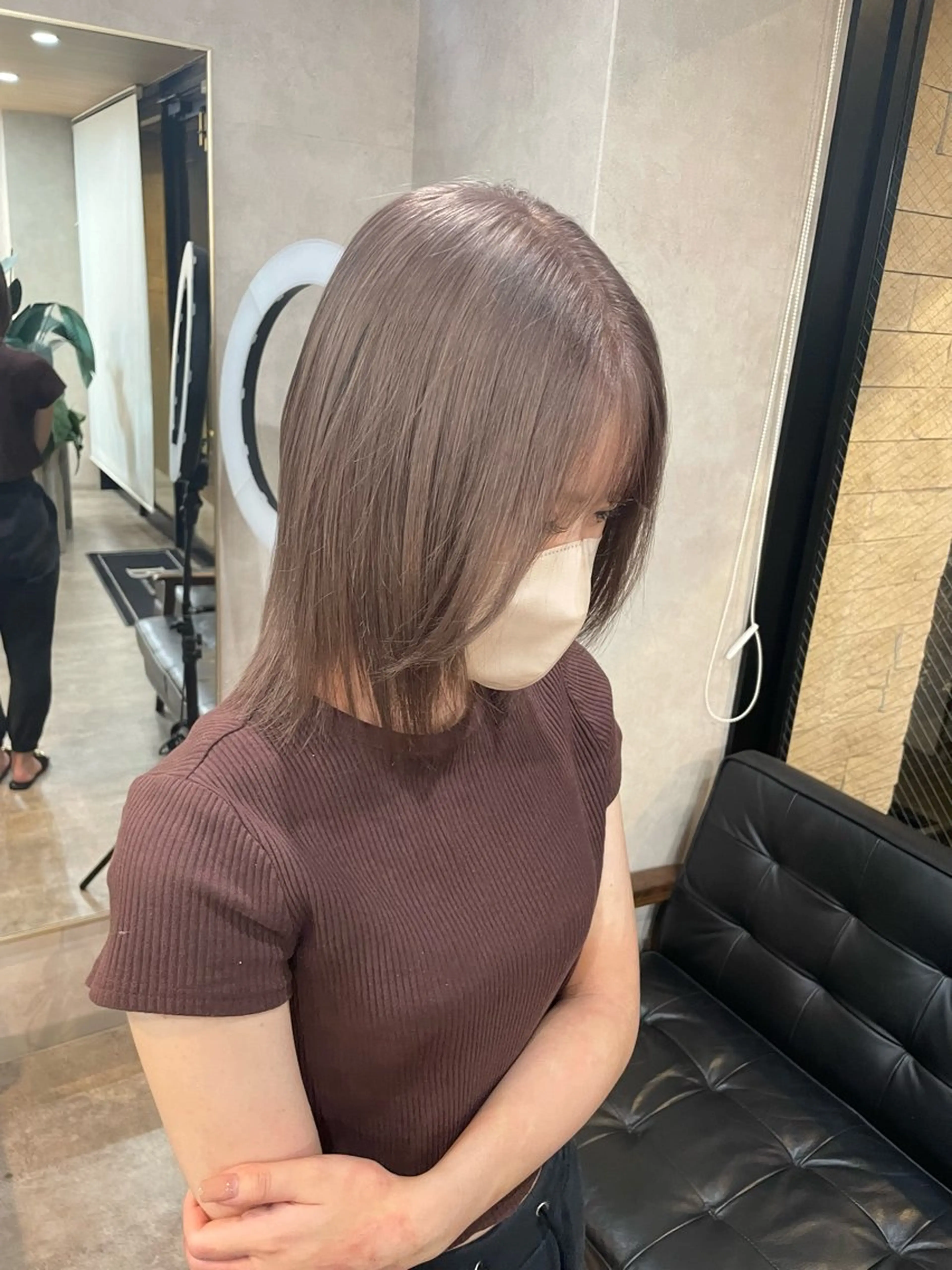 ミディアム ヘアカラー トリートメント RIENS aura / ayu ♡のヘアスタイル