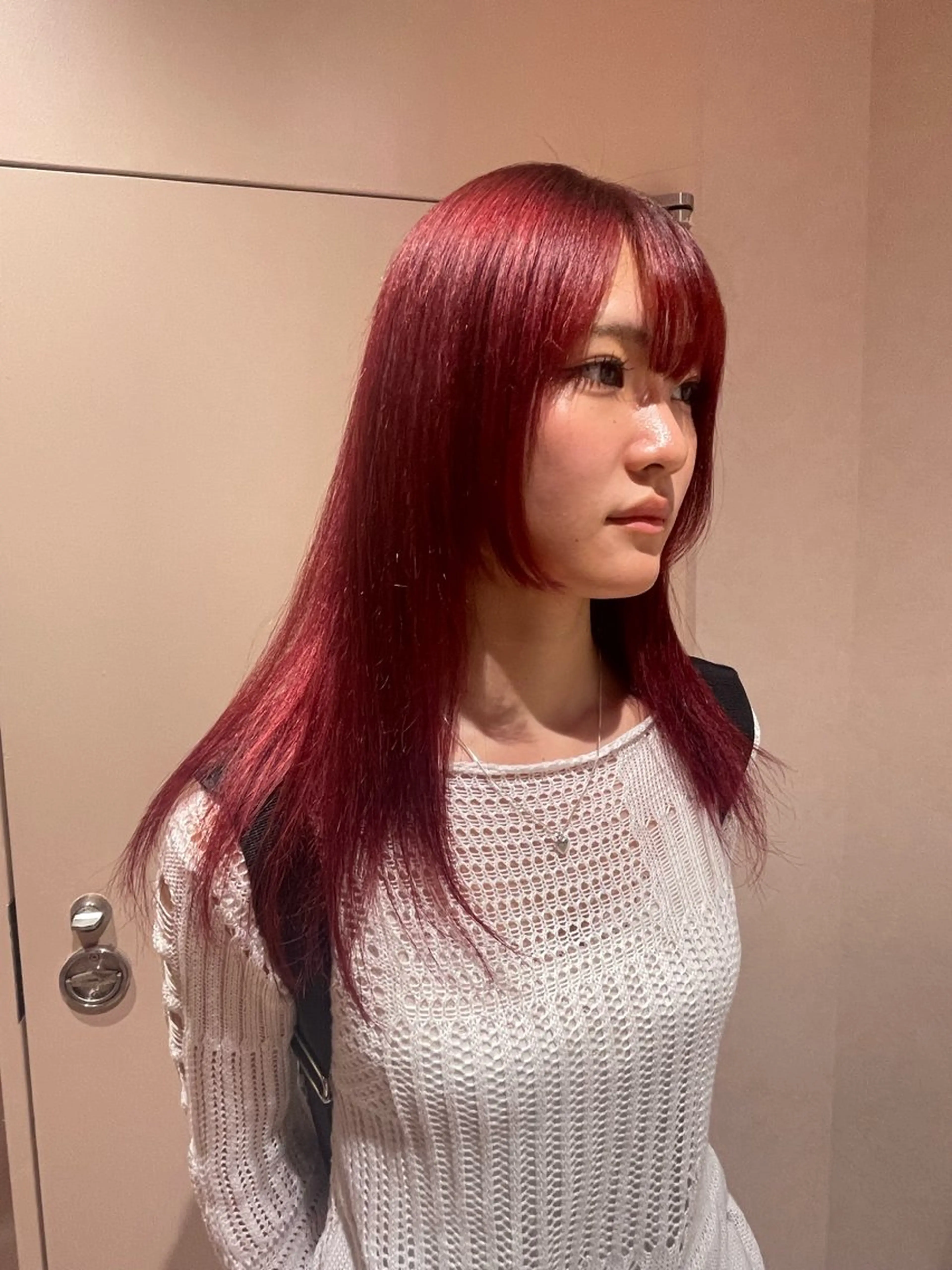 ロング ‪るか/‪透明感 カラー/アレンジのヘアスタイル