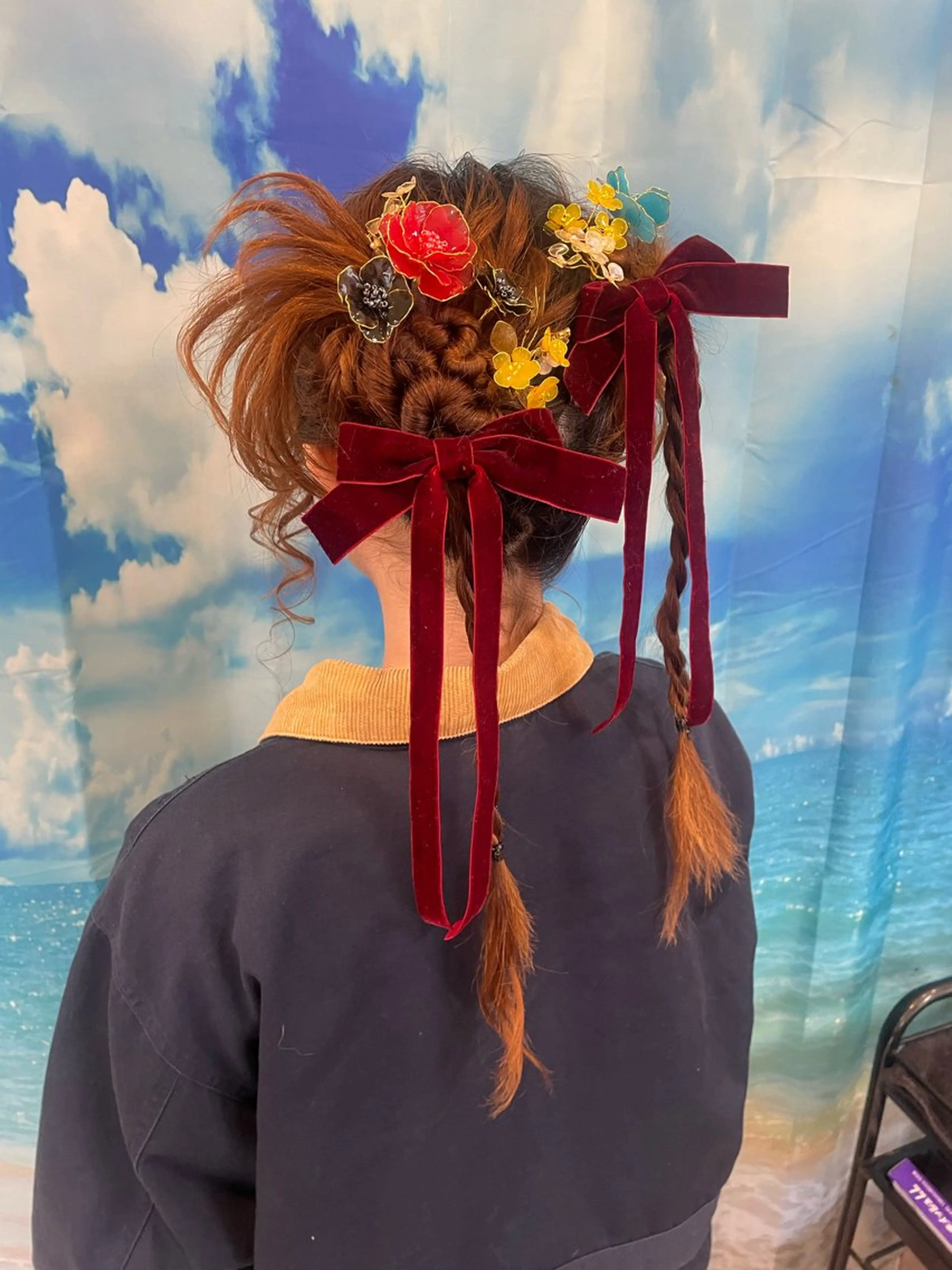 ロング ヘアアレンジ 菊池 栄里奈のヘアスタイル