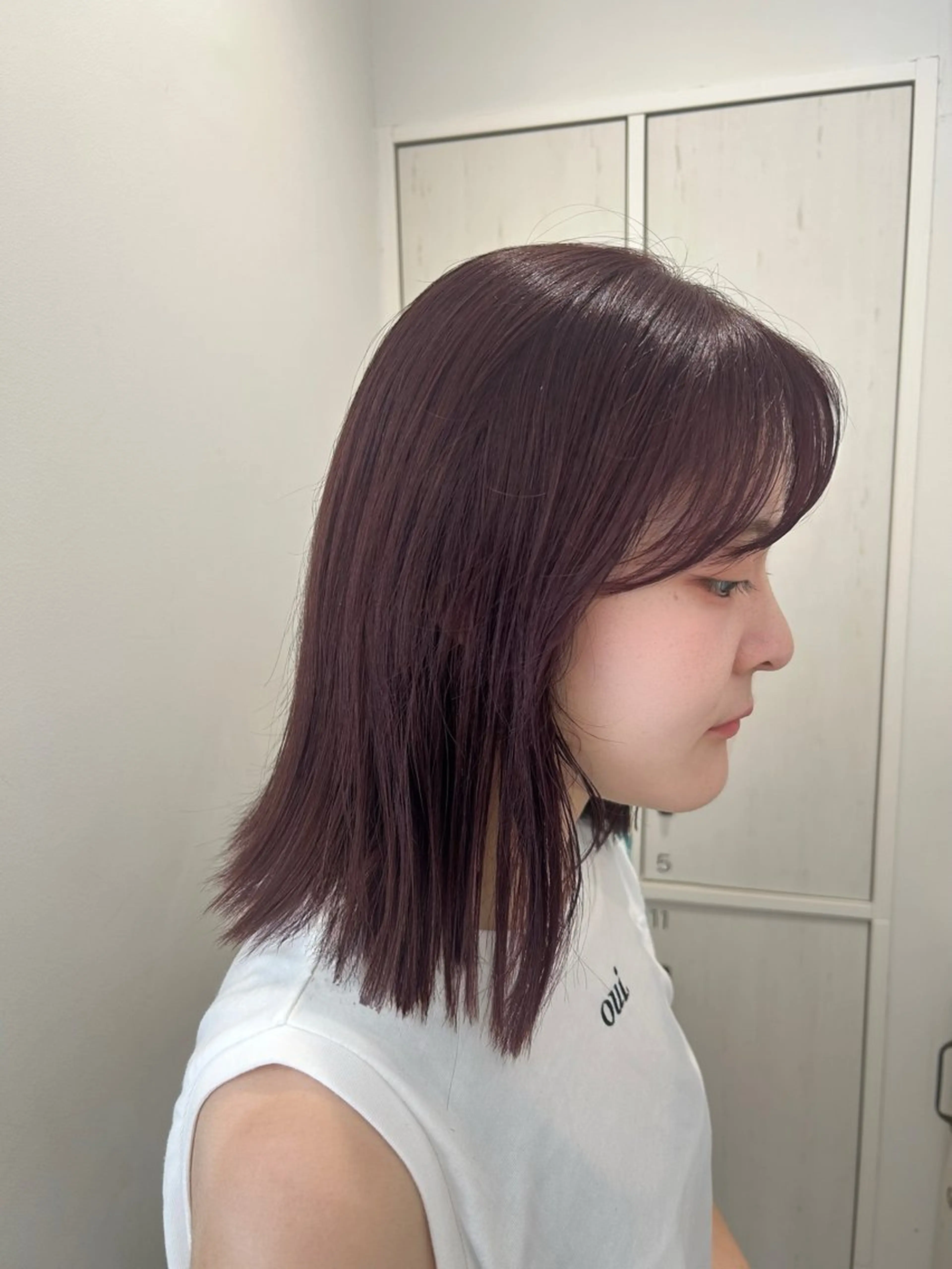 ミディアム カラー 透明感/ベージュ /kazui🐈のヘアスタイル