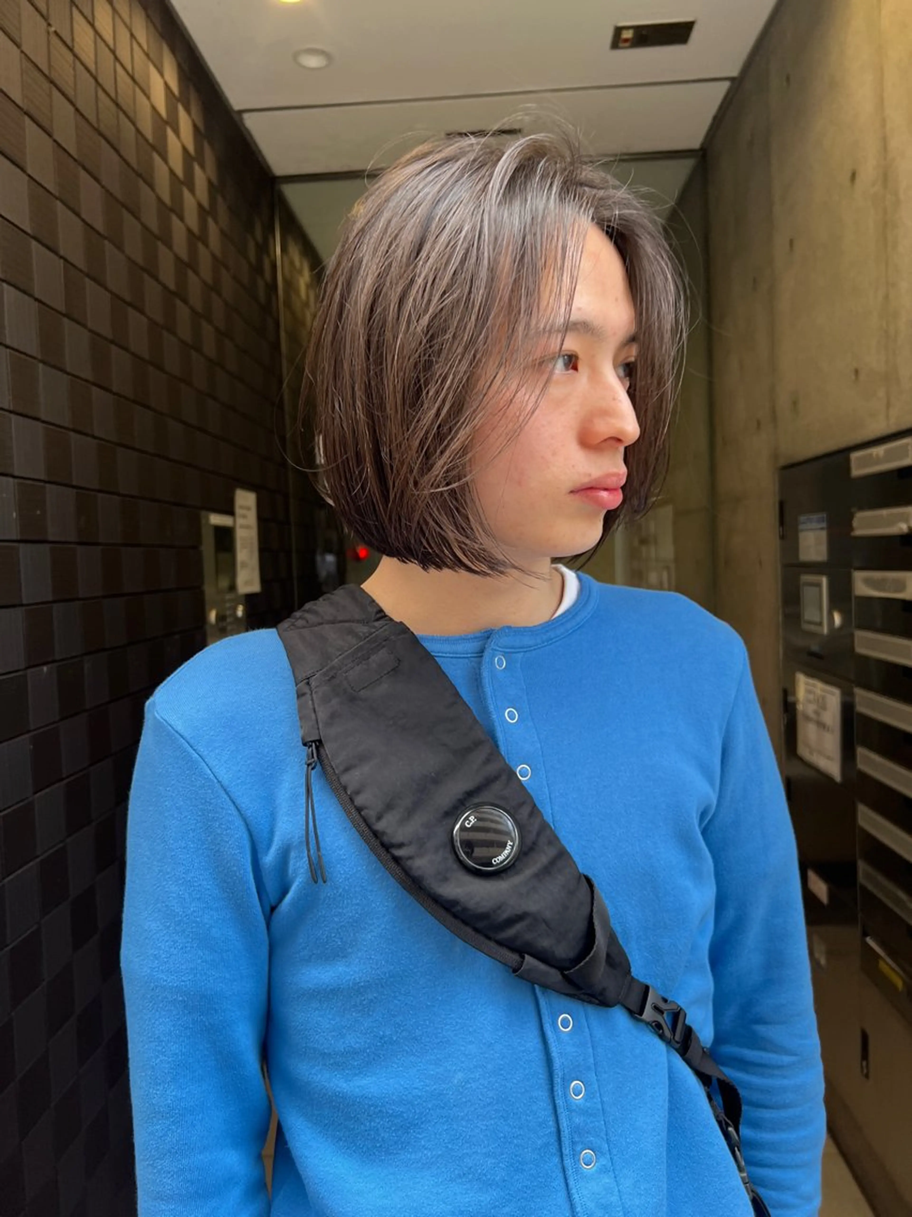 メンズ カット 大阪メンズパーマ /ショート/らいのヘアスタイル