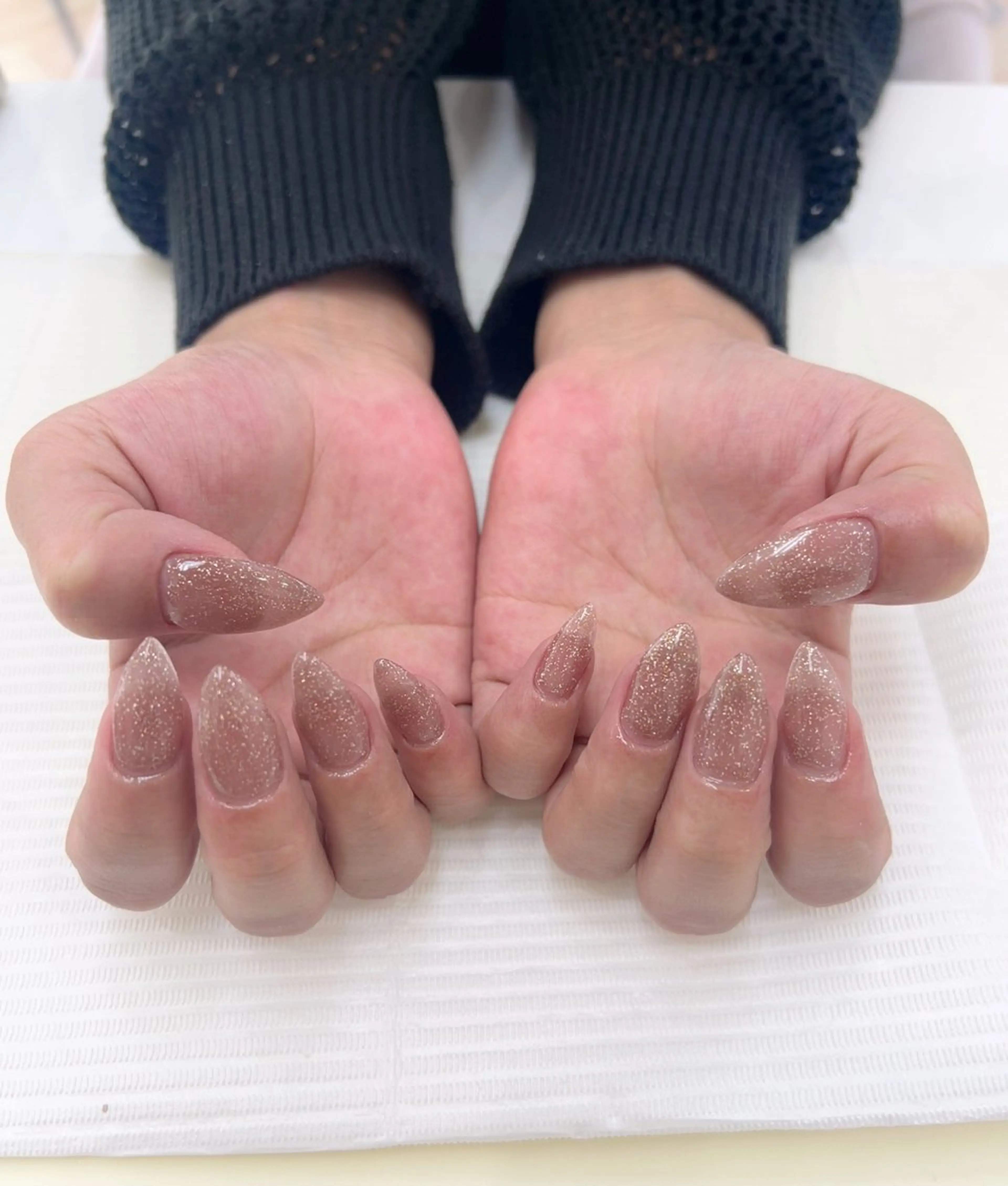 ネイル ワンカラーネイル esnail mokaのネイルデザイン