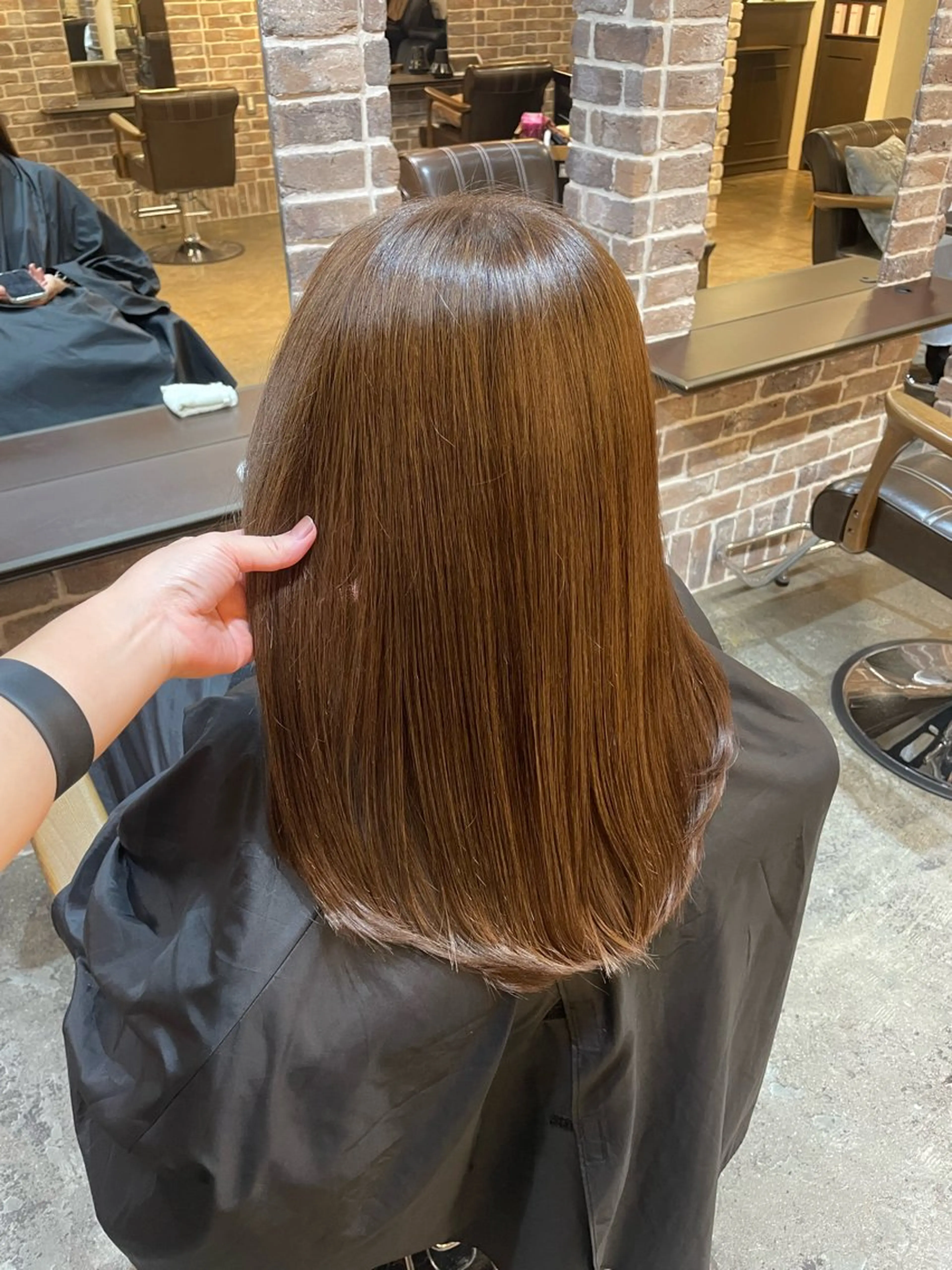 ロング カラー ベージュカラー カット ヘアカラー トリートメント ACROあべの店所属・艶カラー/インナー /グラデ/大西小百合のヘアスタイル