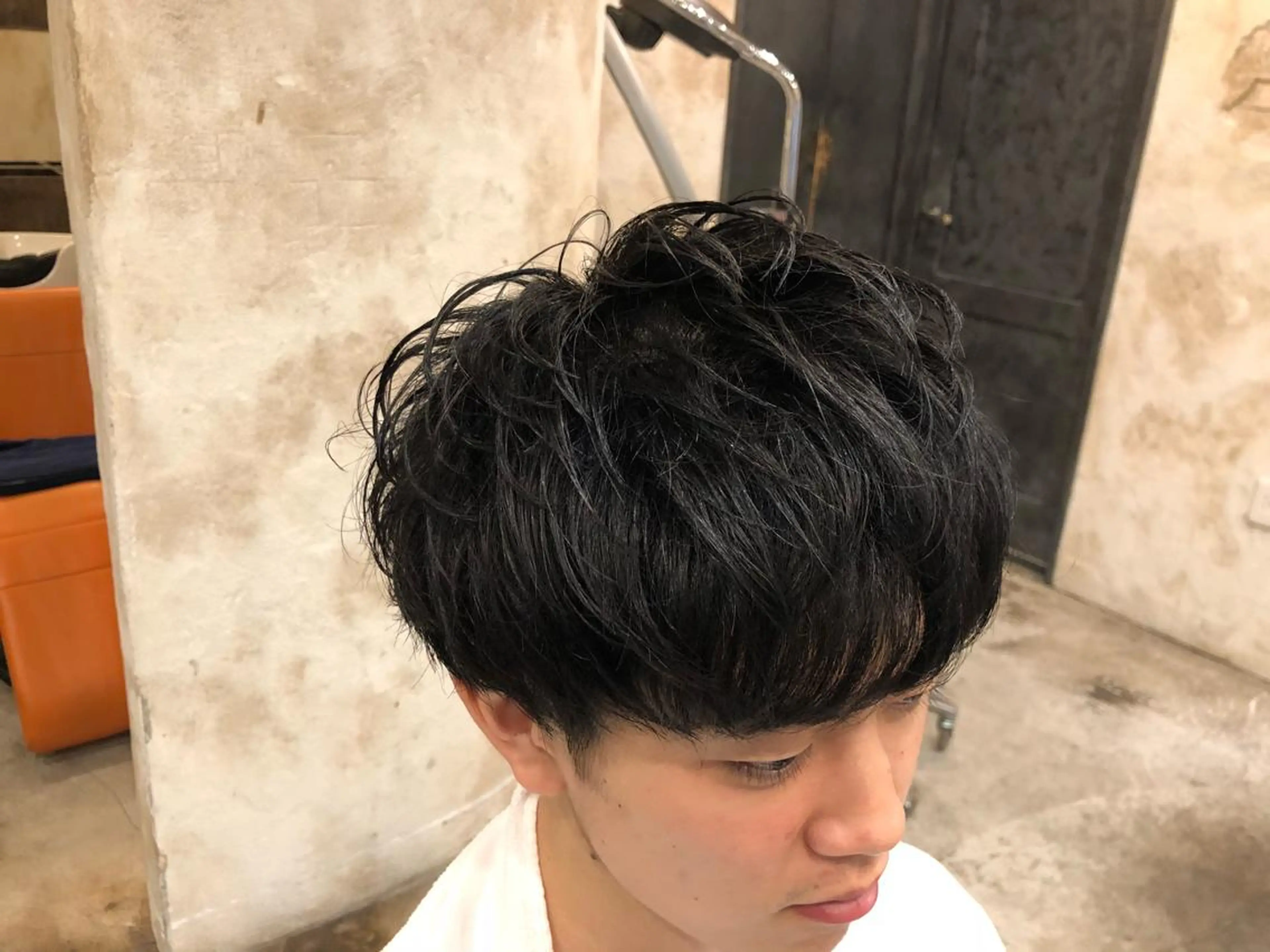 ショート パーマ メンズ 💈大人の渋髪💈 店長　大橋侑弥のヘアスタイル