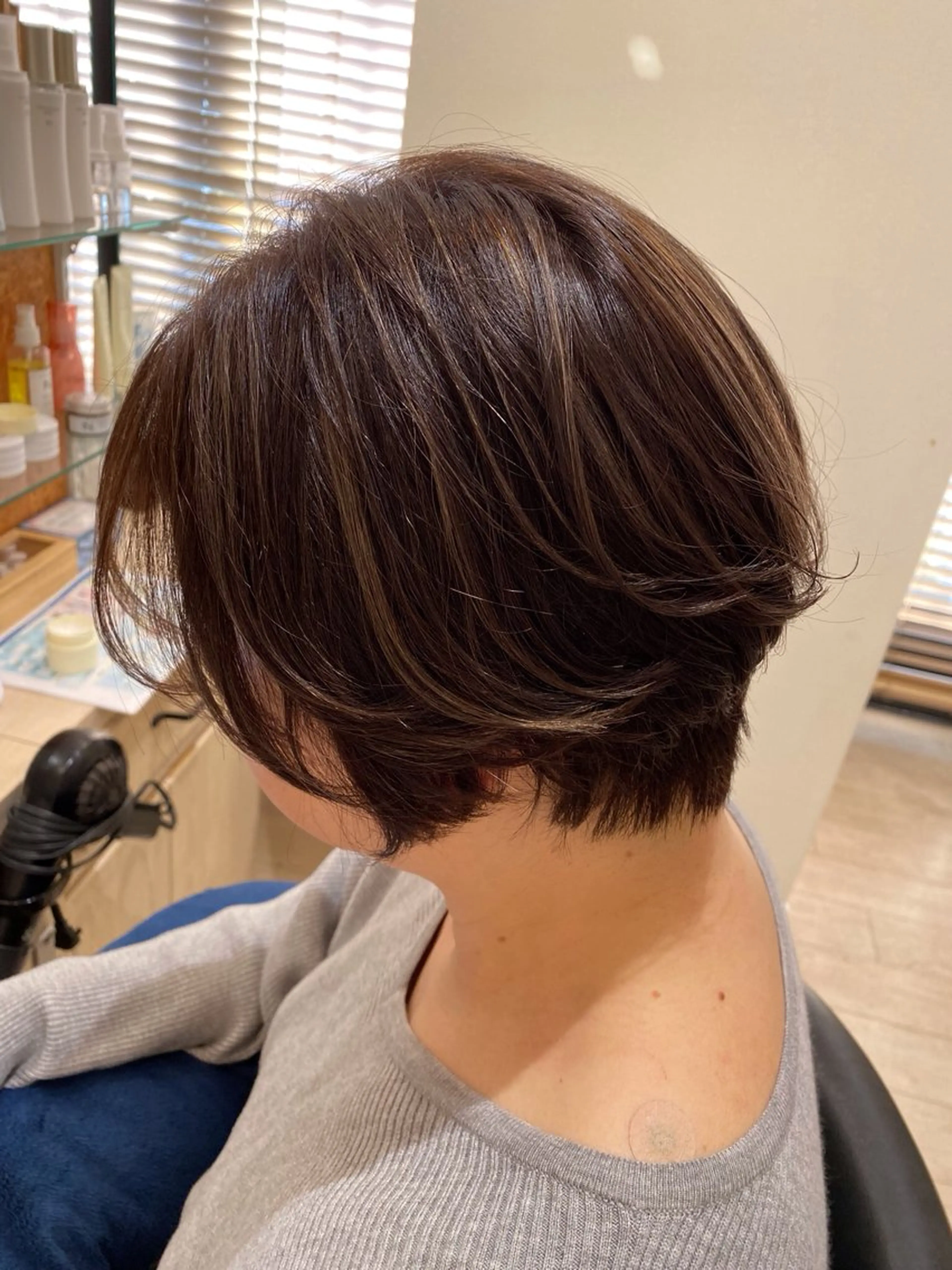 ショート カット 縮毛矯正 川元 雄貴のヘアスタイル