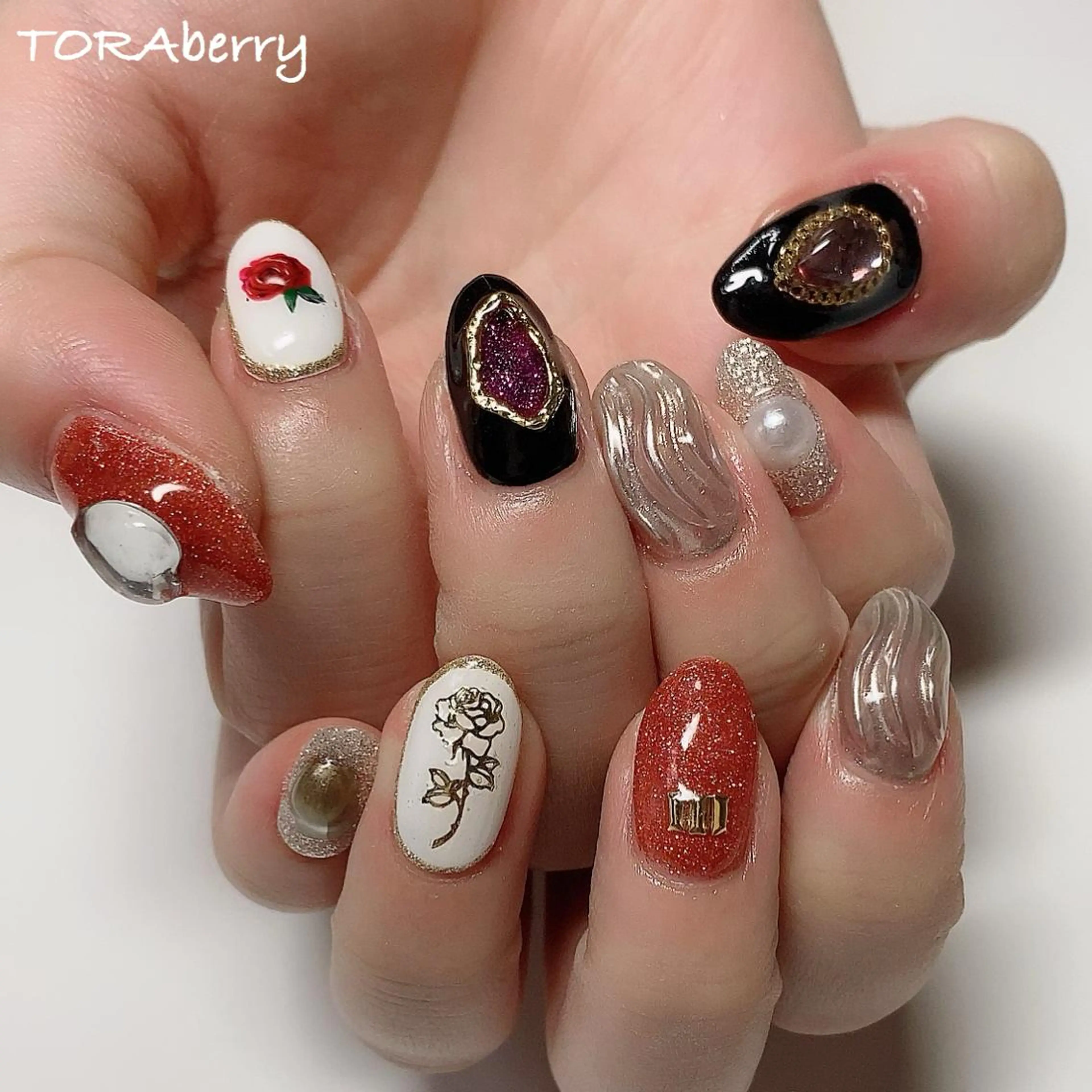 ネイル ニュアンスネイル ハンドネイル ネイリスト なつみのネイルデザイン