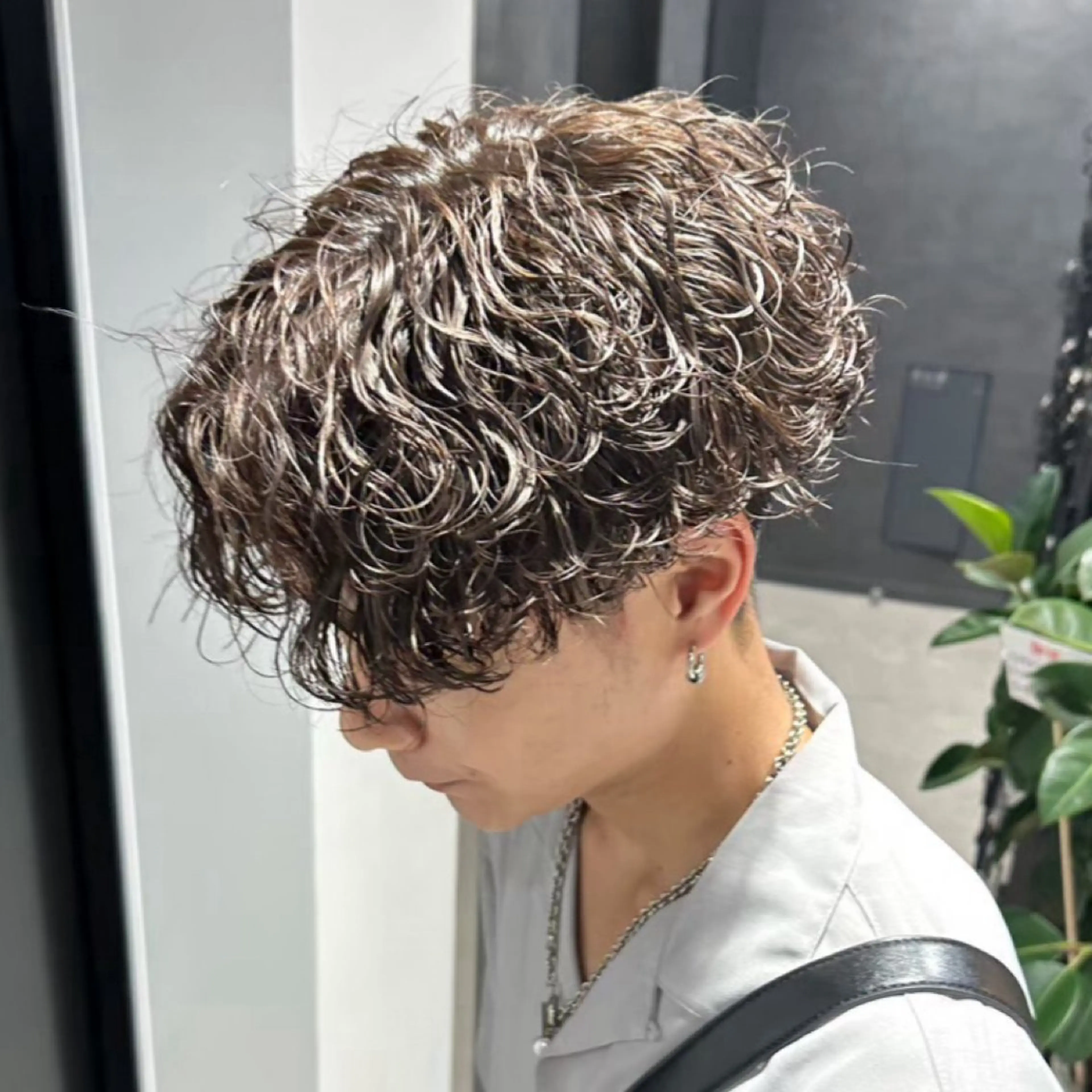 ショート カラー パーマ メンズ ⚡️メンズ特化⚡️ RYUKIのヘアスタイル