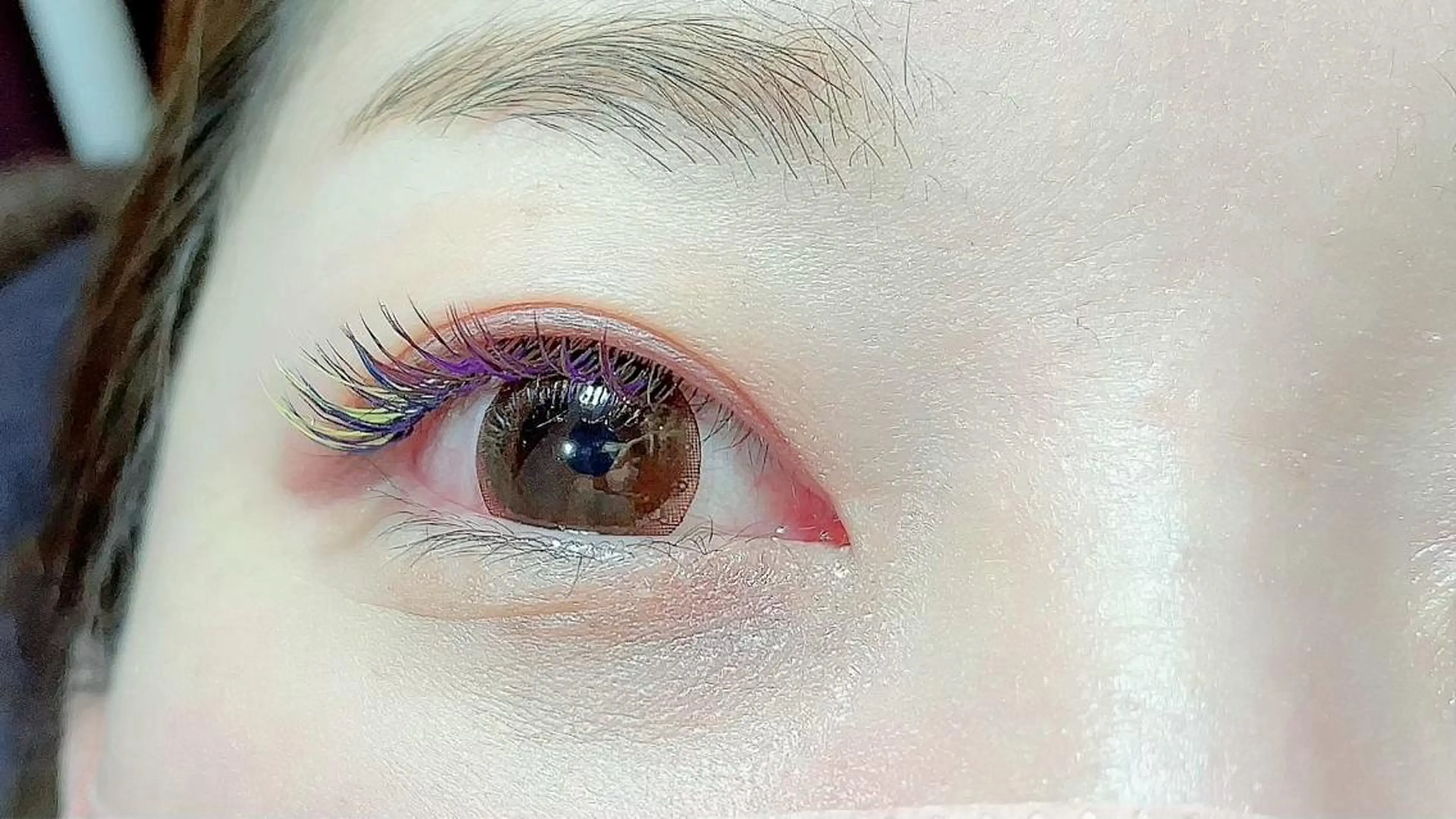 マツエク・マツパ カラーマツエク SENSES_ WAKAのマツエク・マツパデザイン