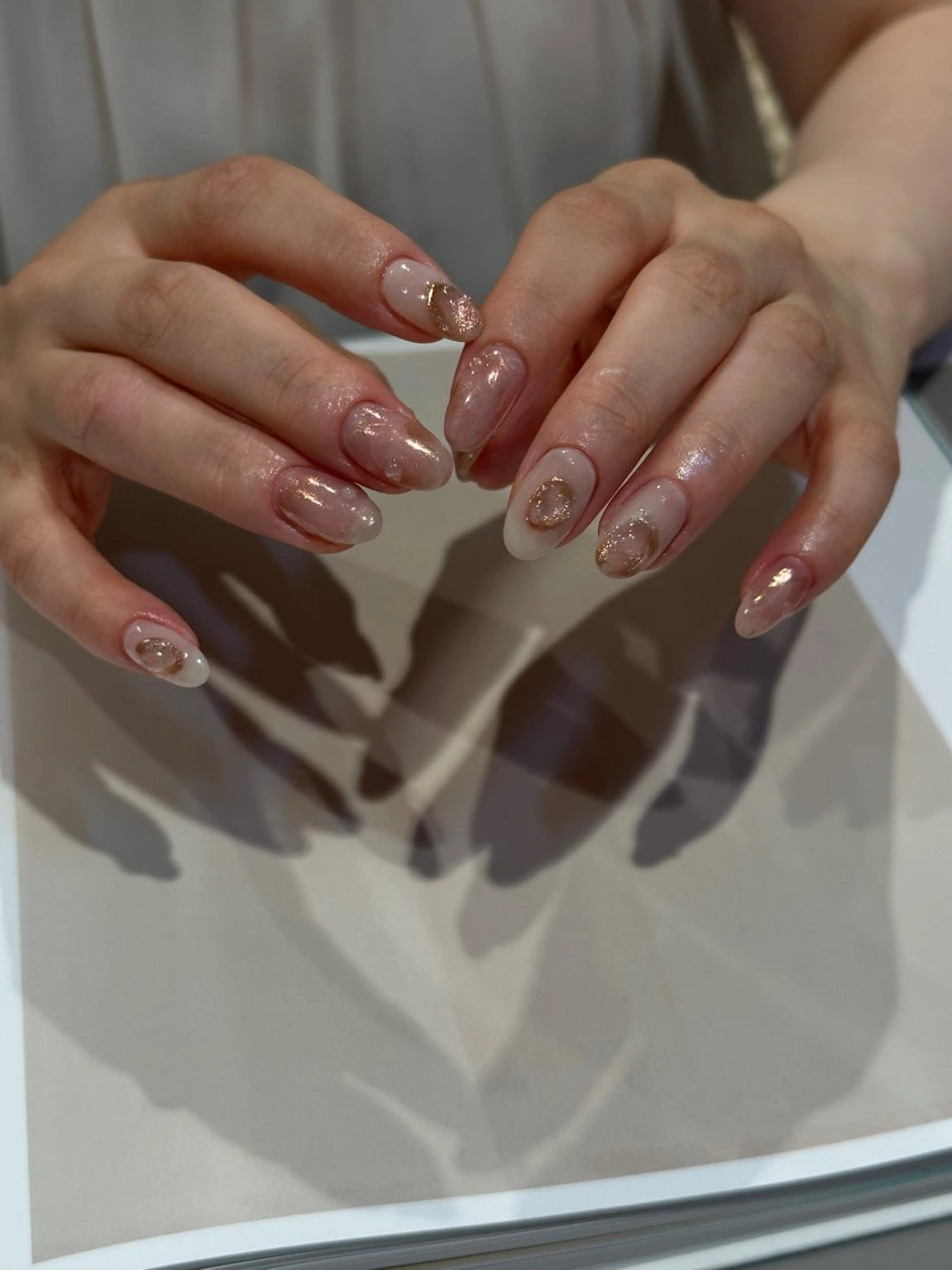 ショート カラー パーマ ヘアアレンジ メンズ キッズ ネイル マツエク・マツパ アイブロウ ハンドネイル ar. harajukuのネイルデザイン