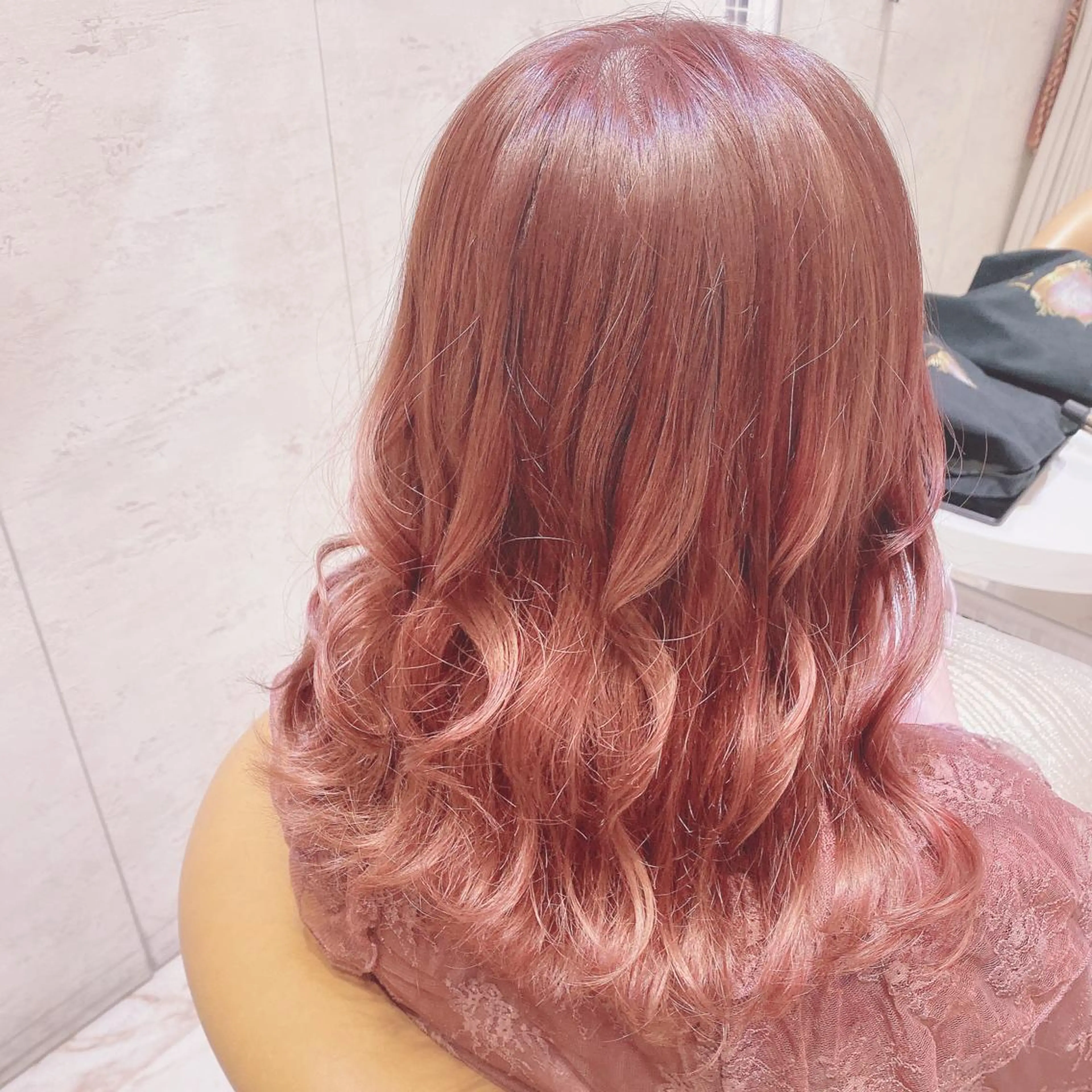 ミディアム 韓国風ヘア✻透明感 カラー✻yukaのヘアスタイル