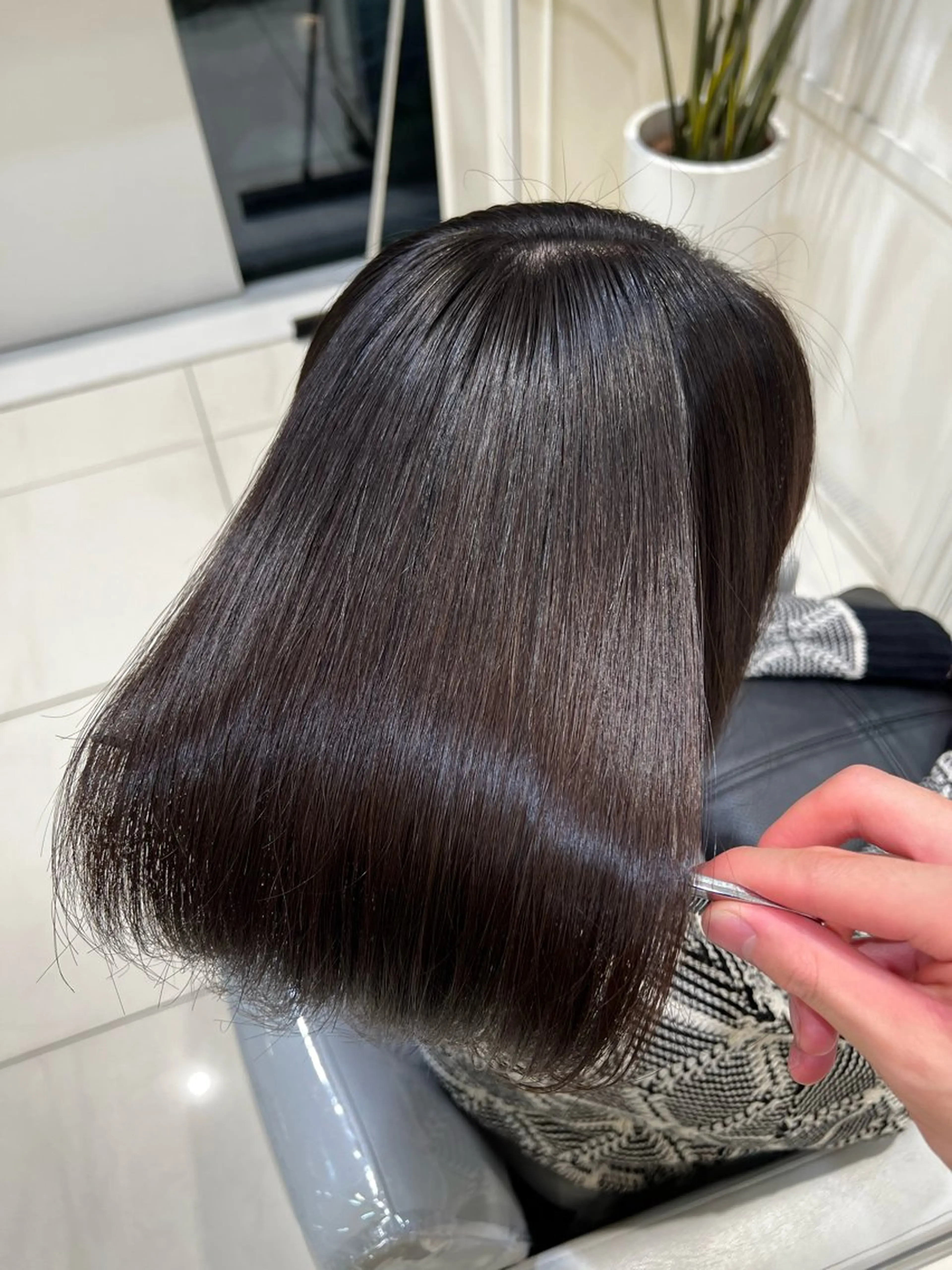 ミディアム カット トリートメント 韓国レイヤー×ツヤ髪 /TAICHI🩶のヘアスタイル