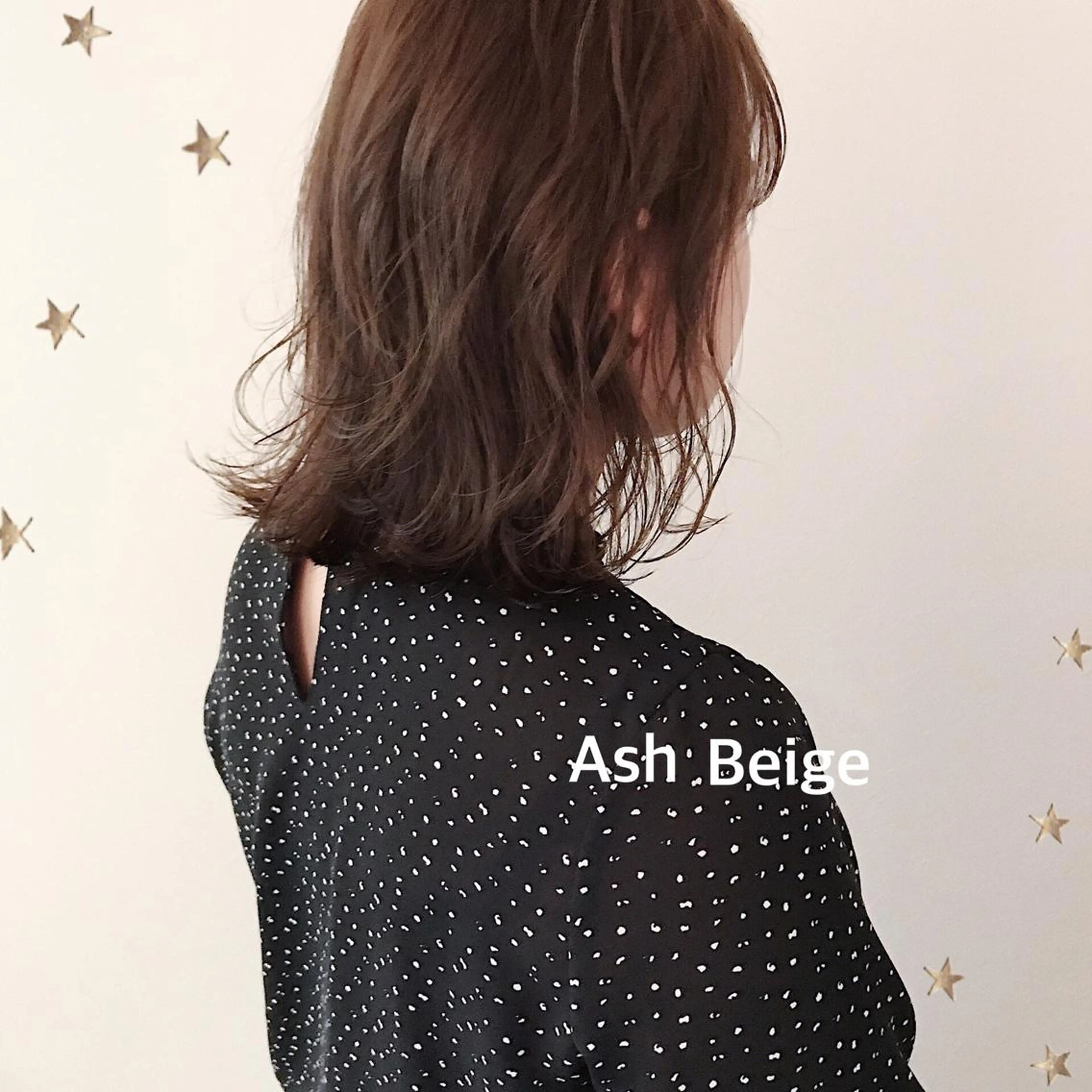 ミディアム カラー カット ヘアカラー 市川 千夏のヘアスタイル