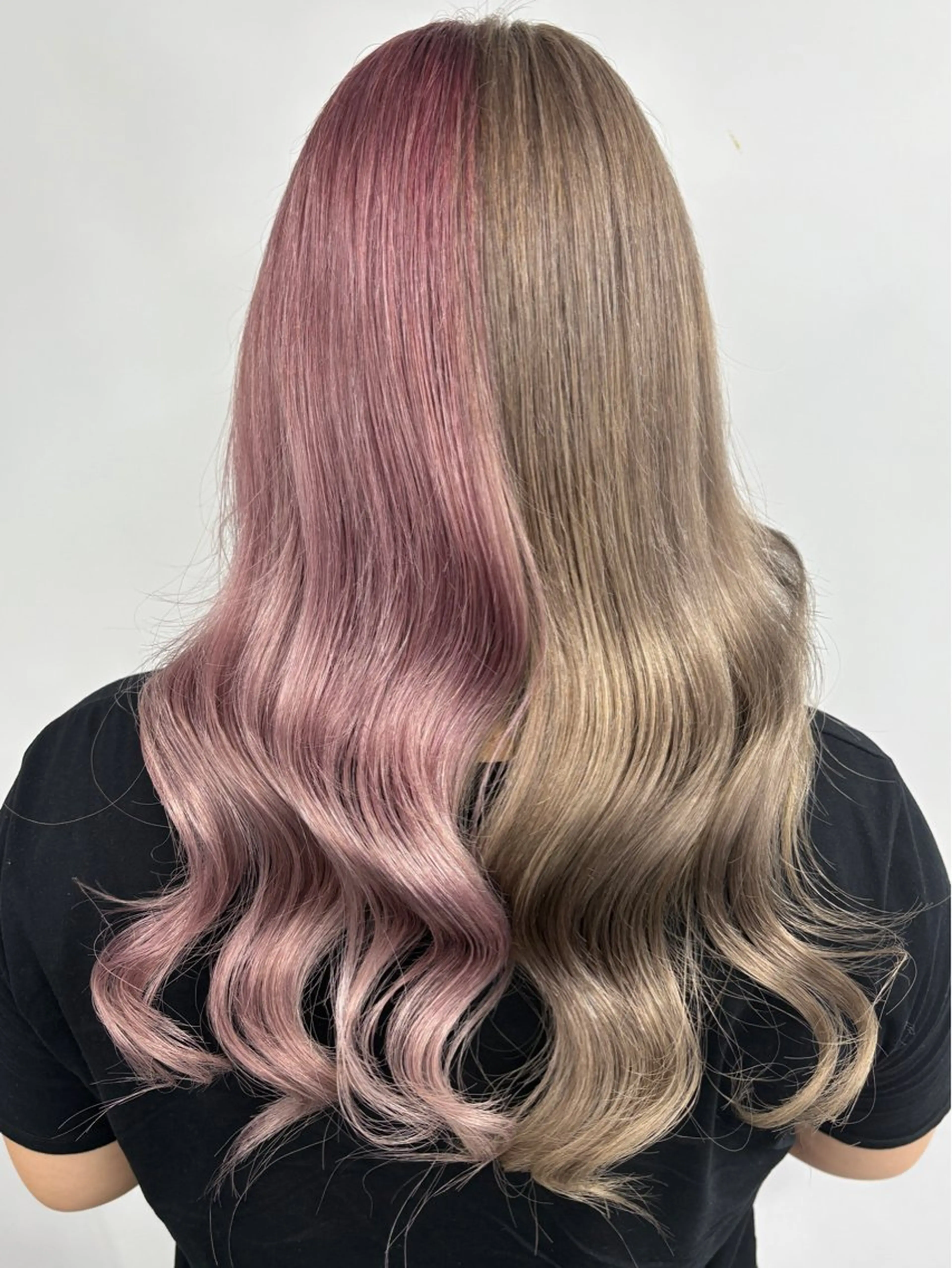 ロング カラー シールエクステ バレイヤージュ ハイライトカラー ハイトーンカラー エクステ 🫧miyu/艶カラ ーエクステ🫧のヘアスタイル