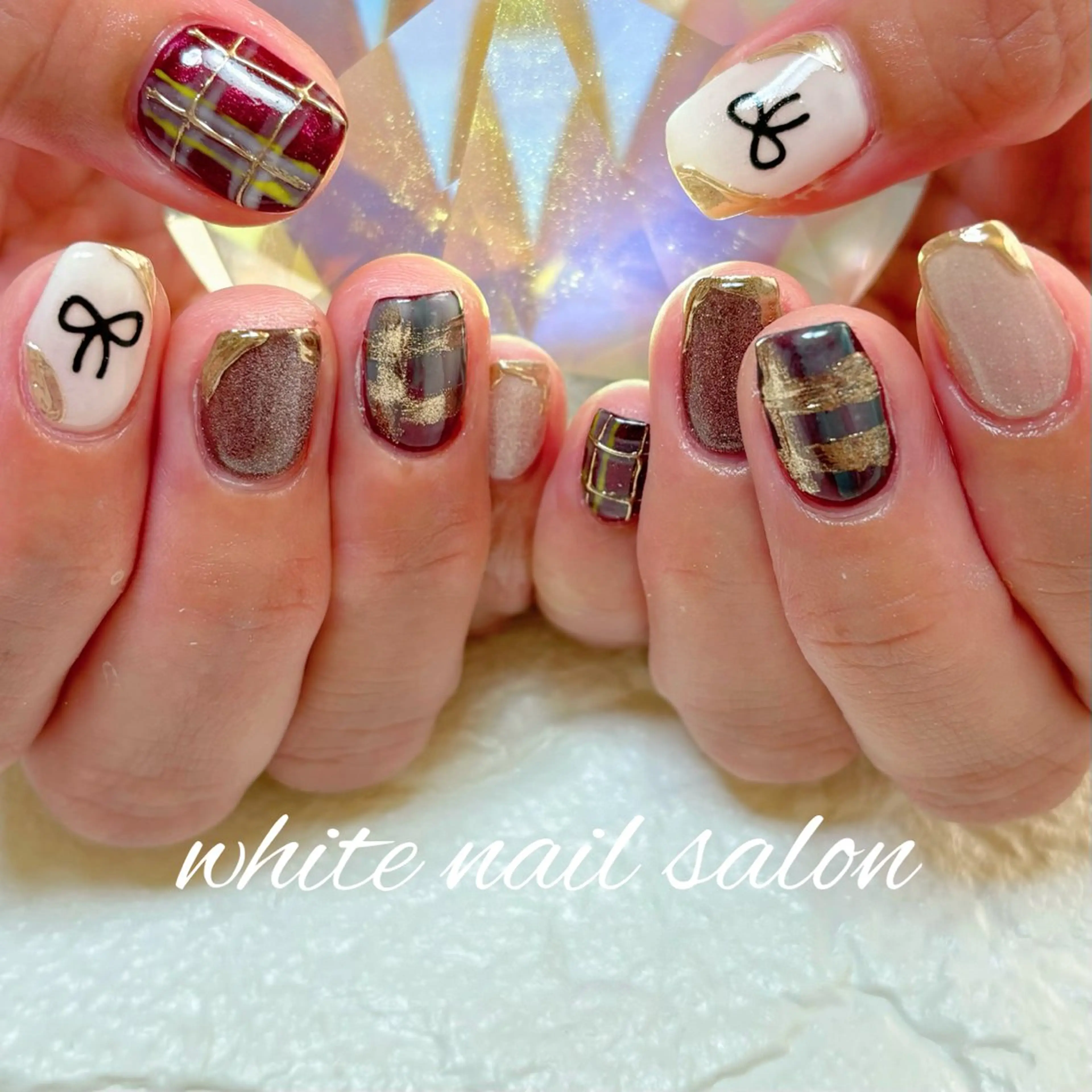 ネイル フットネイル 持ち込み ハンドネイル white nail salonのネイルデザイン