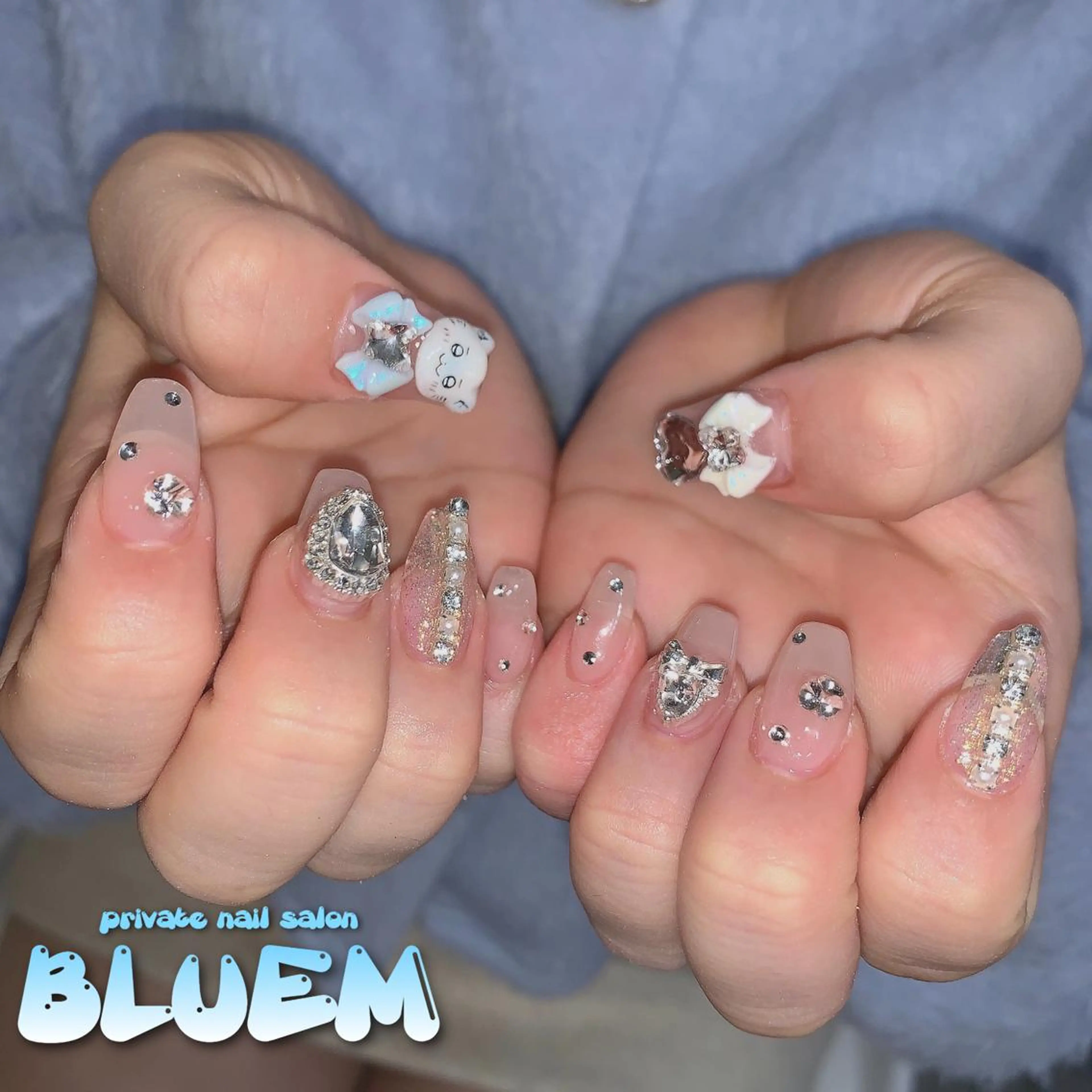 ネイル ハンドネイル BLUEM なな🐶のネイルデザイン