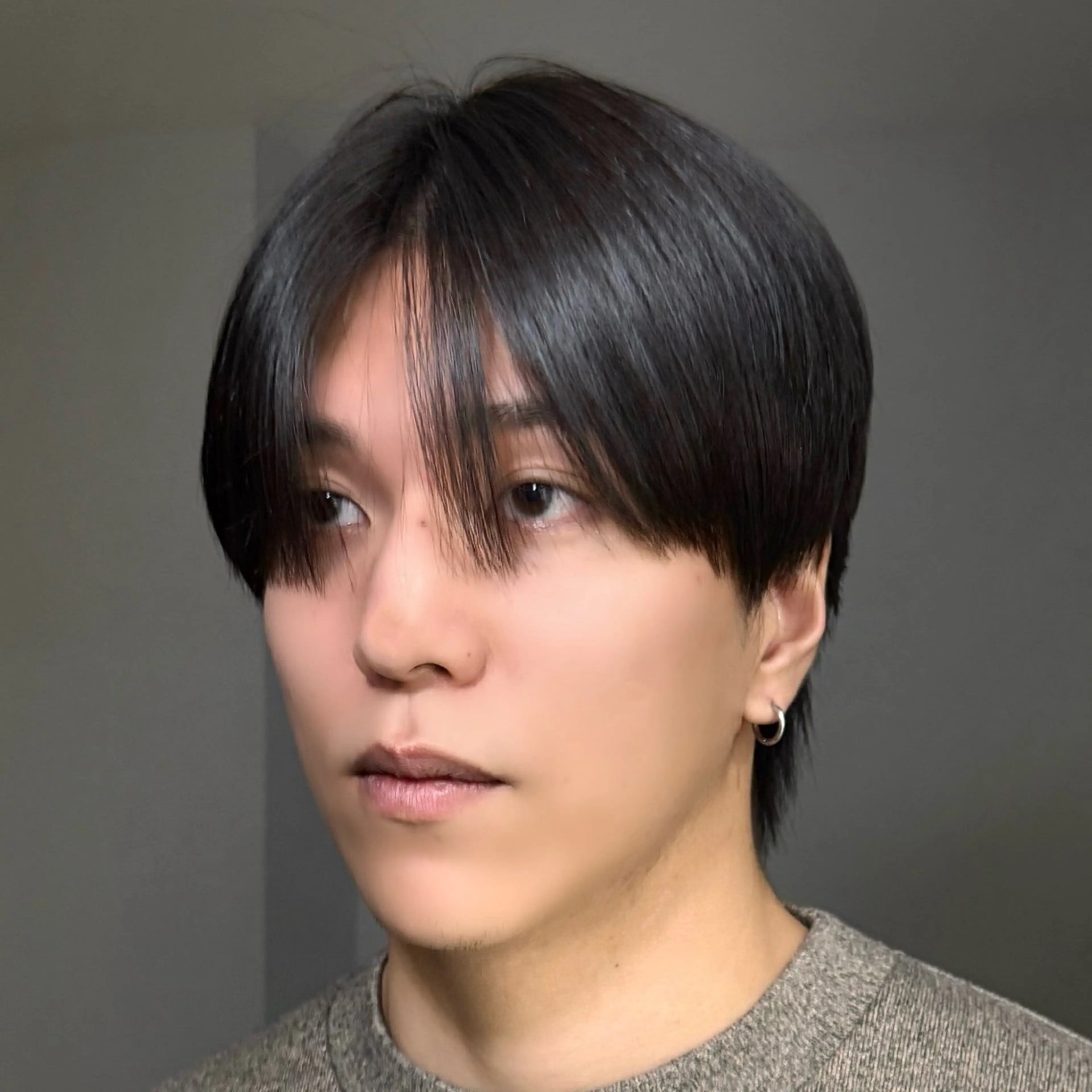 【癖が気になる人👀必見✨】メンズカット＋メンズ縮毛矯正/センターパート✂️の写真