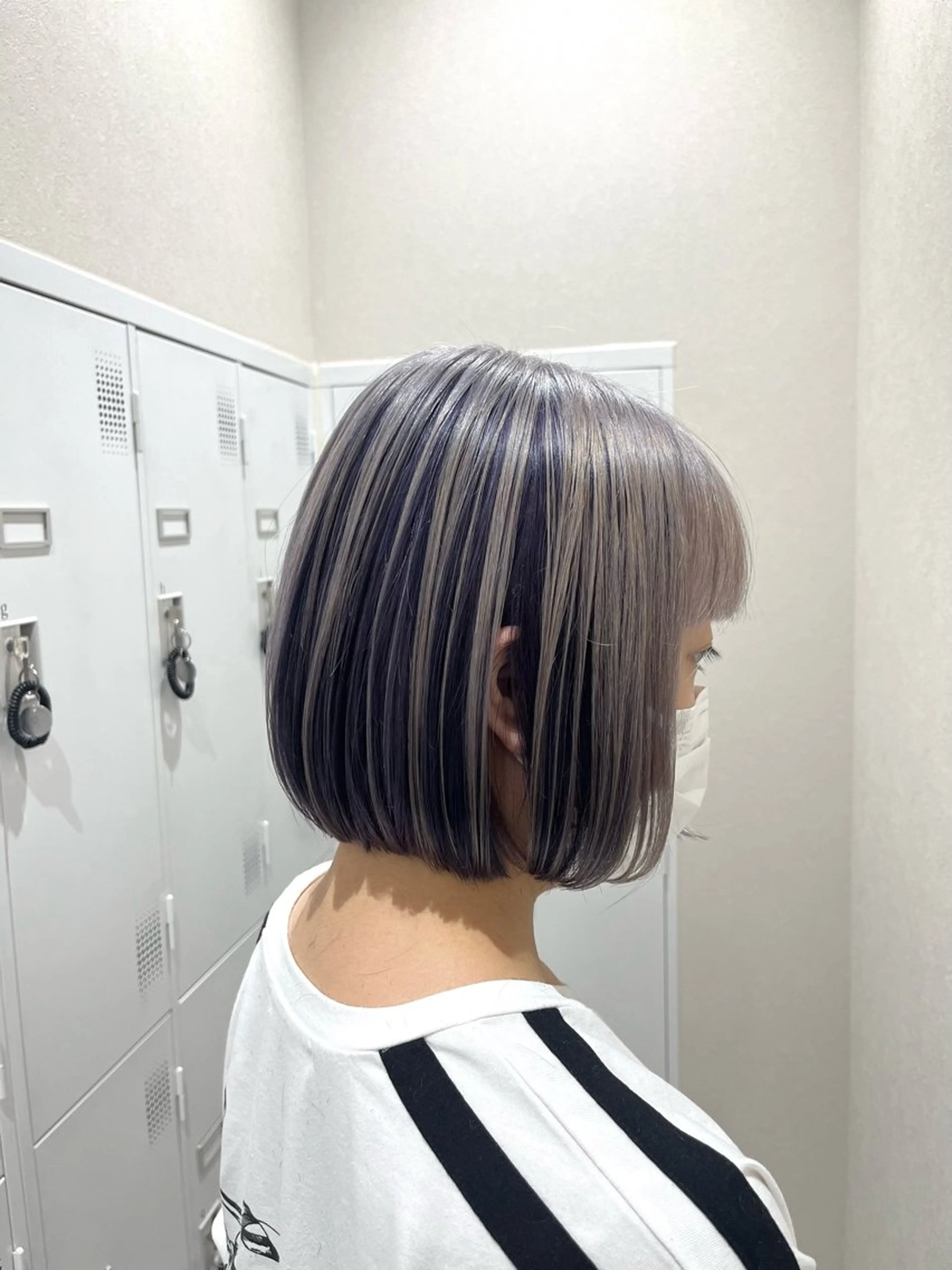 ミディアム カット ヘアカラー バレイヤージュ/ヘア アレンジ/shionのヘアスタイル