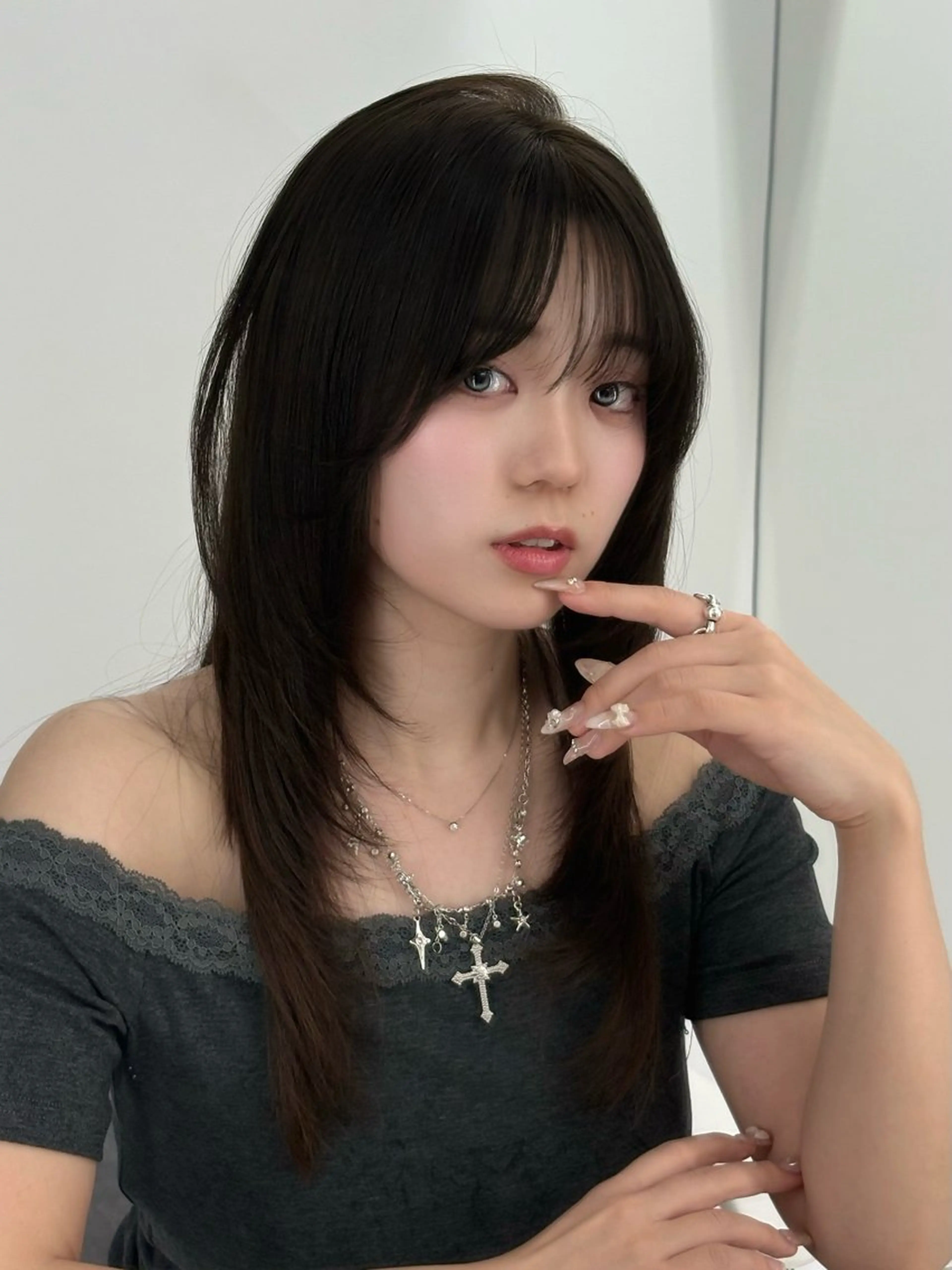 ロング sand clear横浜本店所属・似合わせレイヤー🌟 巻ける縮毛矯正みつきのヘアスタイル