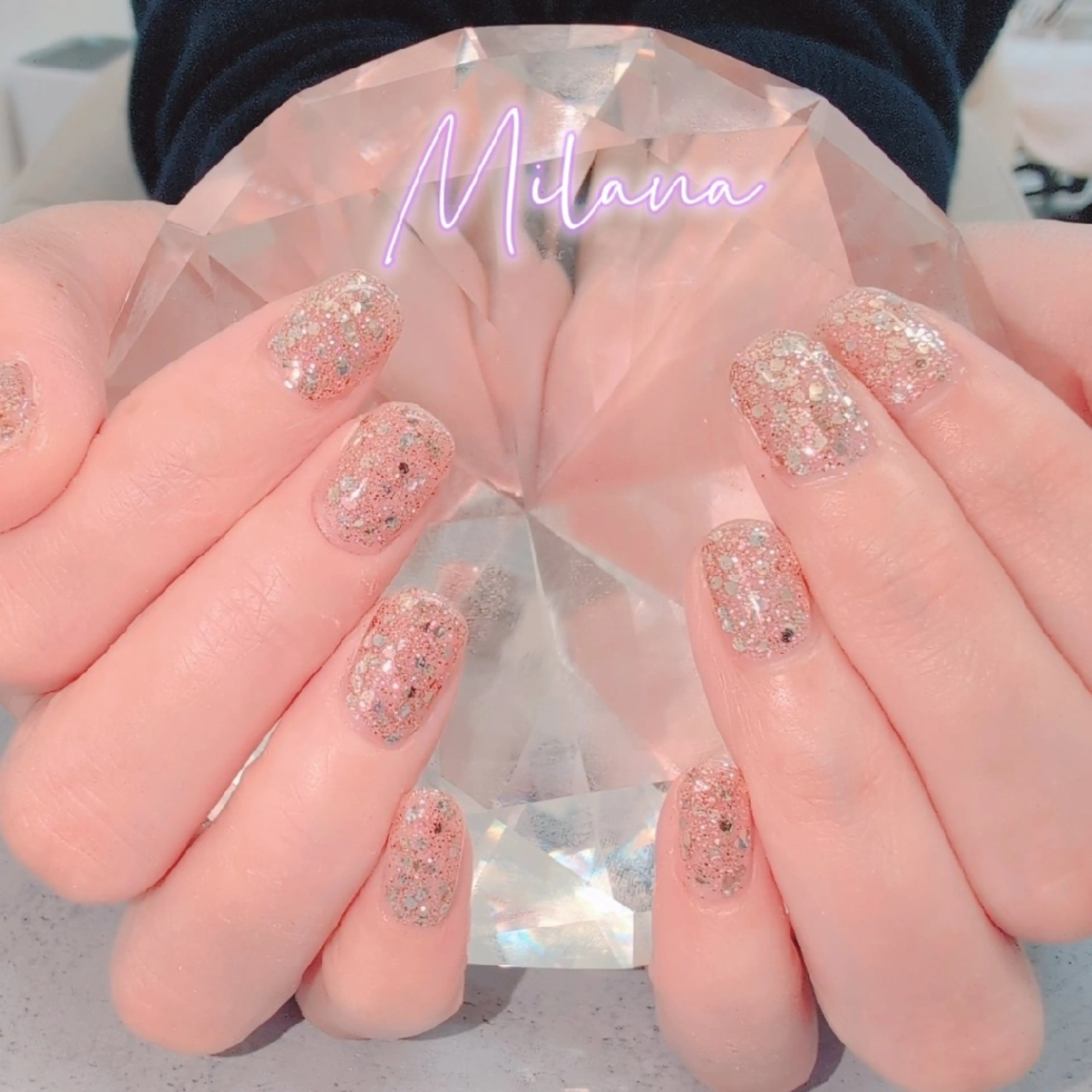 ネイル ワンカラーネイル ハンドネイル Milana 川瀬のネイルデザイン
