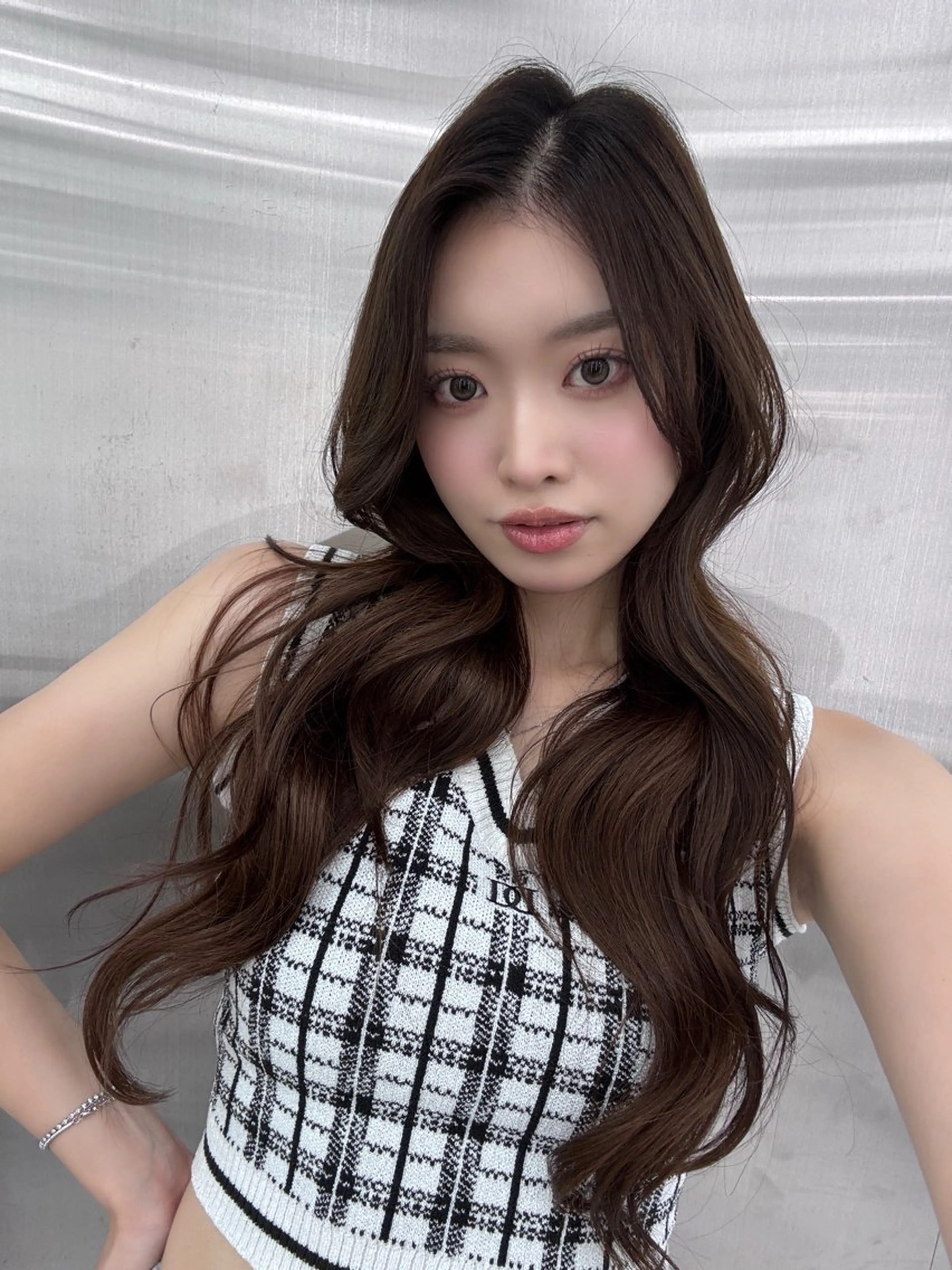 ロング カット ヘアカラー トリートメント 銀座/韓国ヘア🤍 レイヤーAYUMIのヘアスタイル