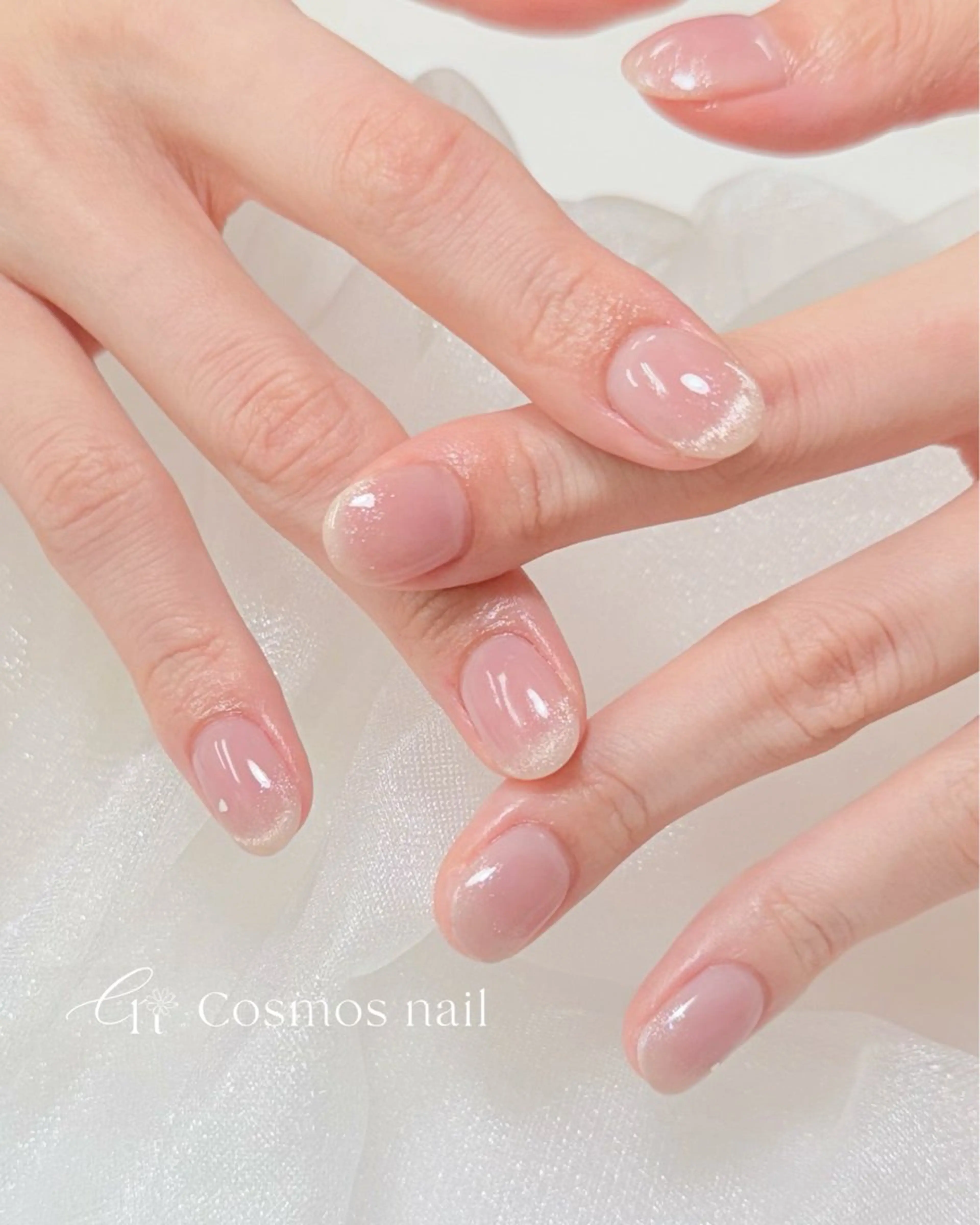 ネイル チークネイル マグネットネイル cosmosnail /自爪に優しいネイルのネイルデザイン