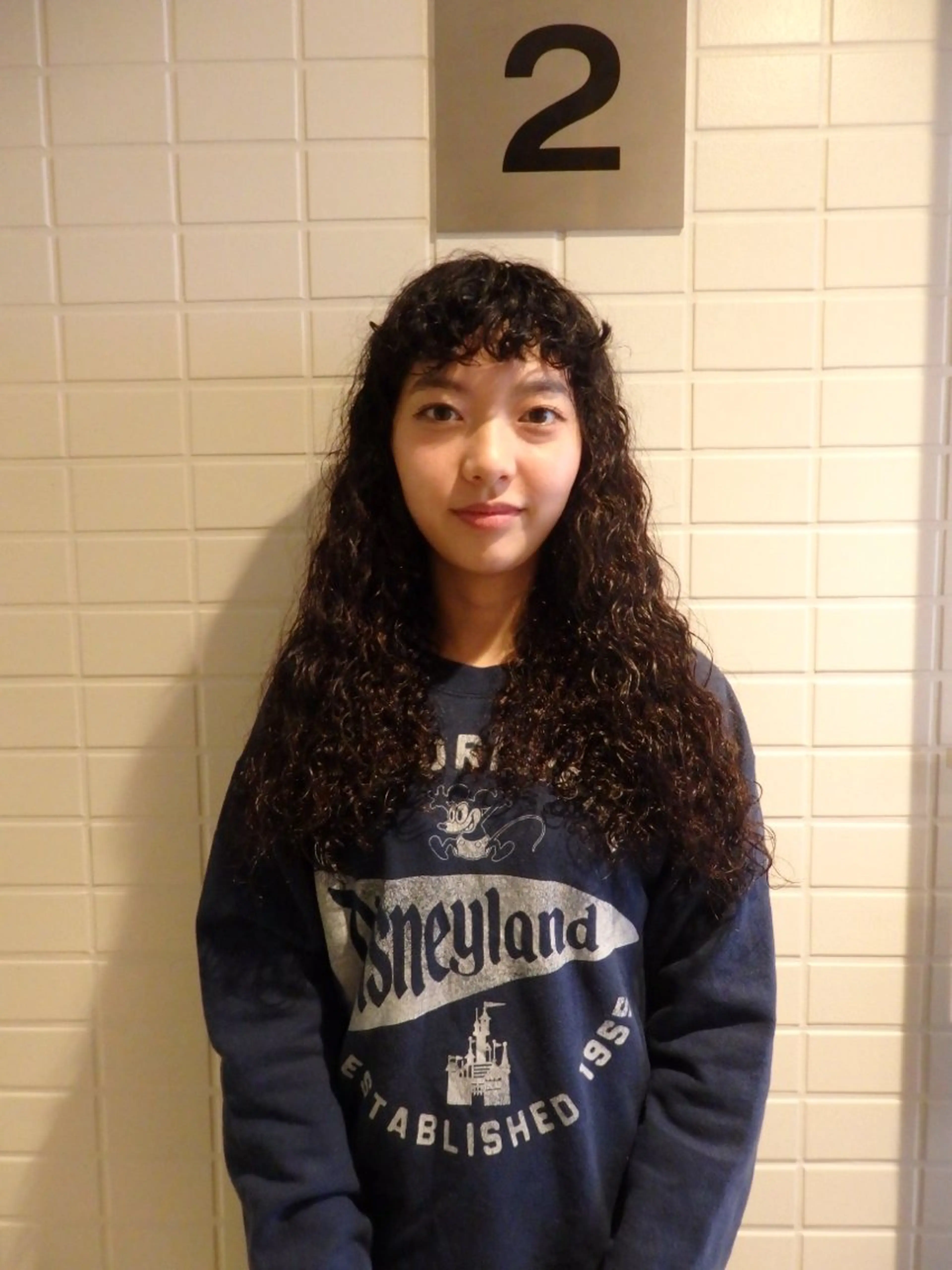 ロング パーマ 彩葉/ブリーチ/ カットモデル栄・伏見のヘアスタイル