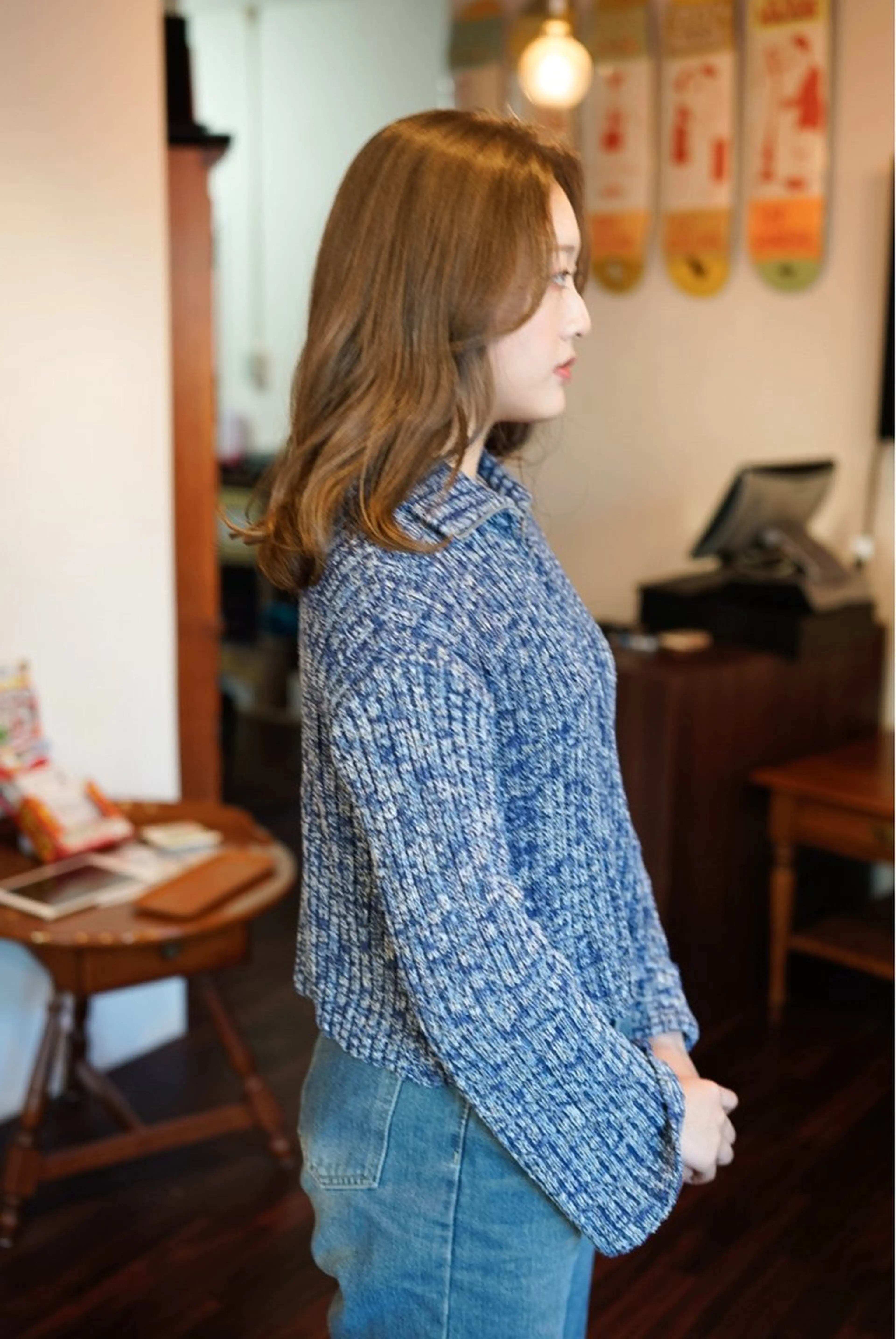 ミディアム カラー 千葉 慎也のヘアスタイル