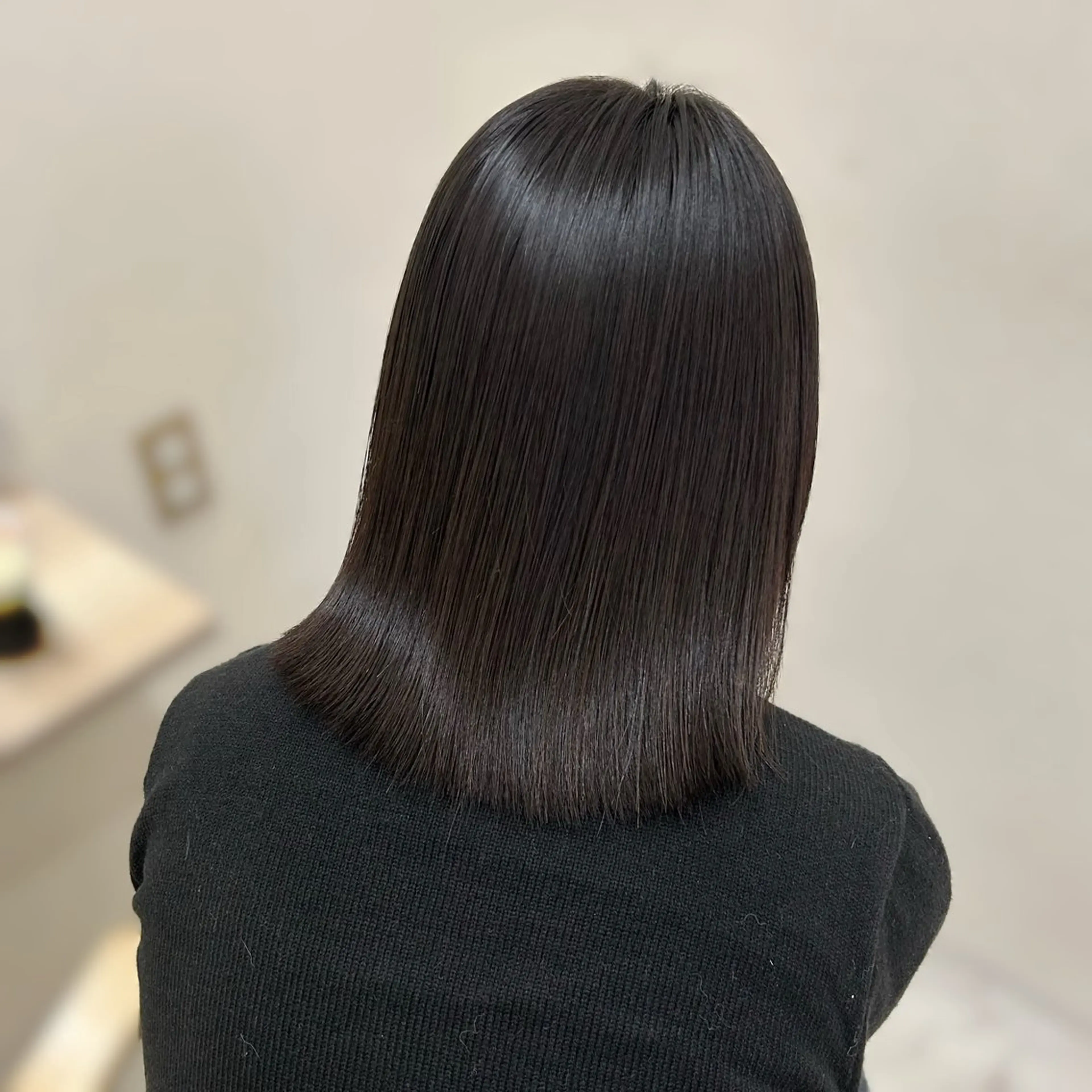 ミディアム 縮毛矯正 カット 縮毛矯正 Zina熊本/艶髪 / 桜子のヘアスタイル