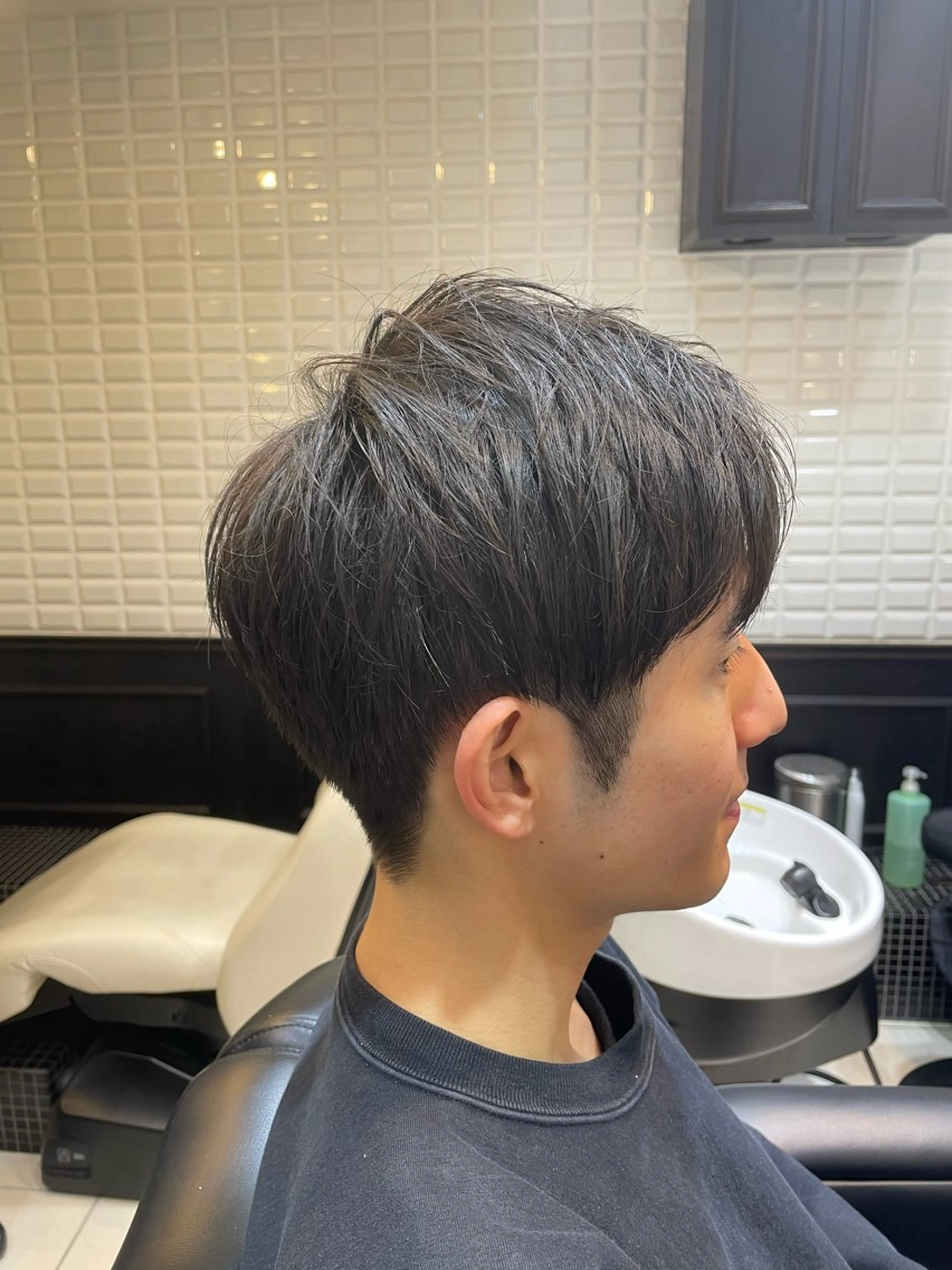 ショート カット Lupinus中田 パーマモデル募集中のヘアスタイル