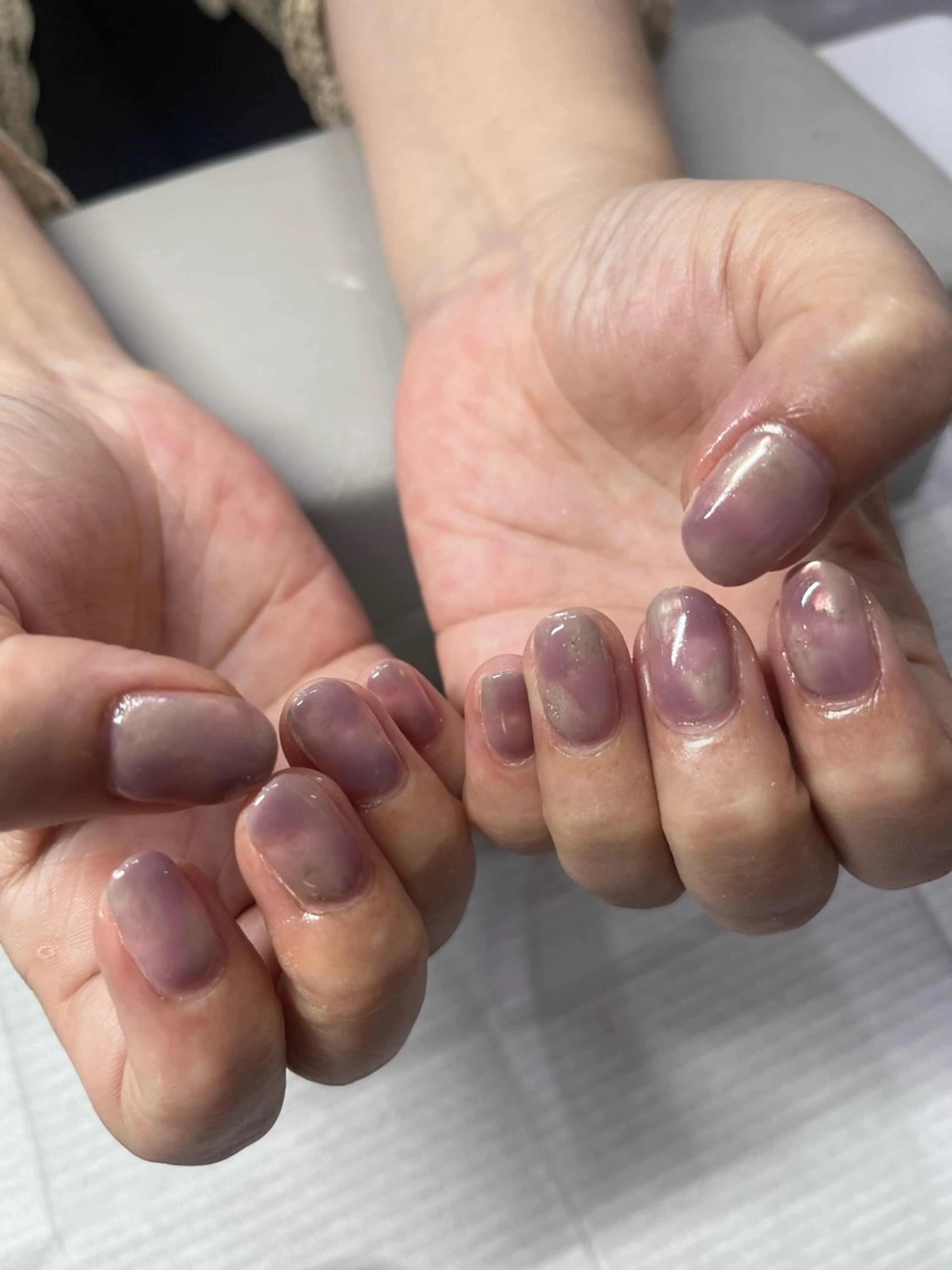 ネイル ミラーネイル シンプルネイル May 昭和町/阿倍野のネイルデザイン