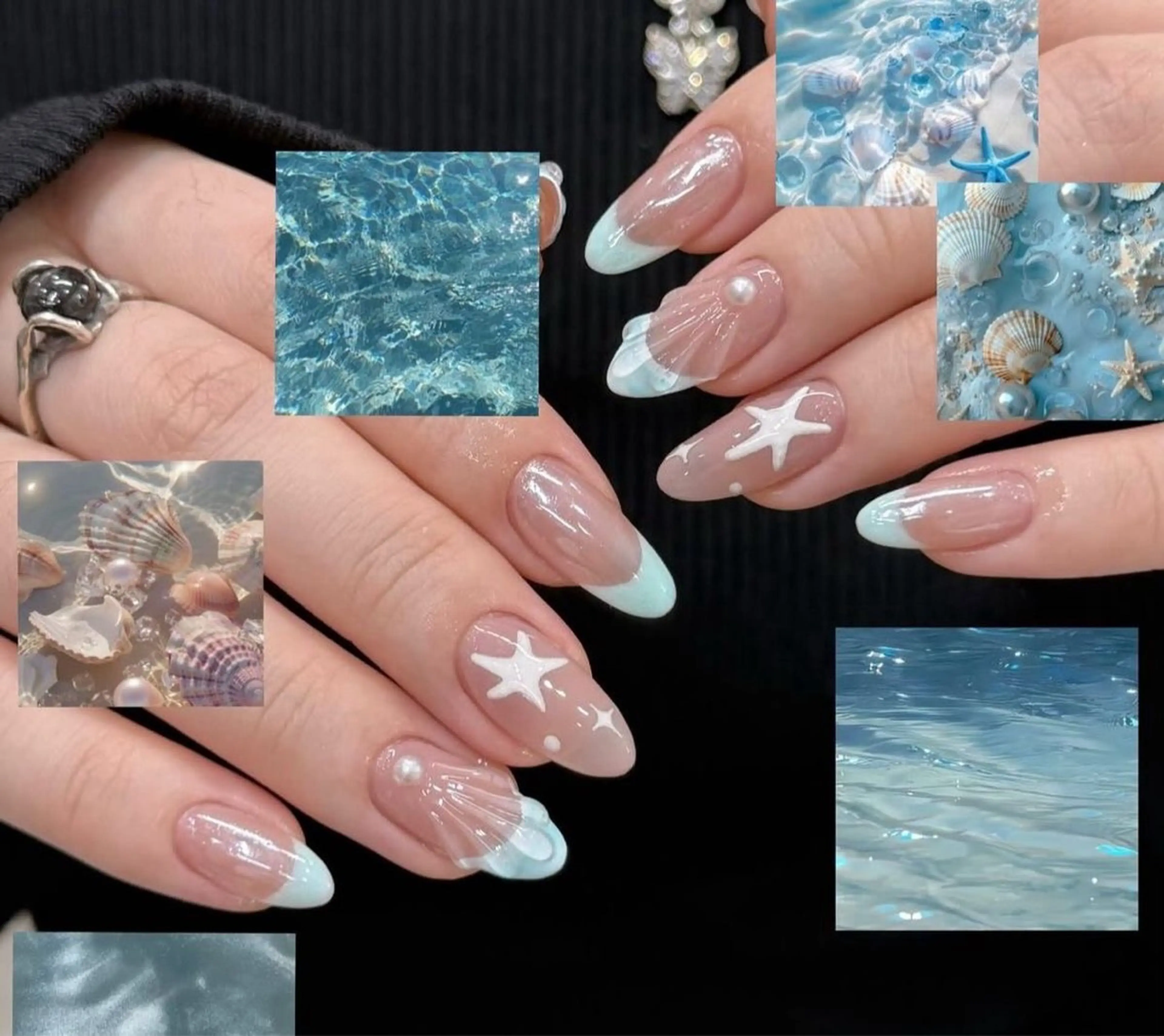 カラー グラデーションカラー ピンクカラー ハンドネイル AIN Nailのネイルデザイン