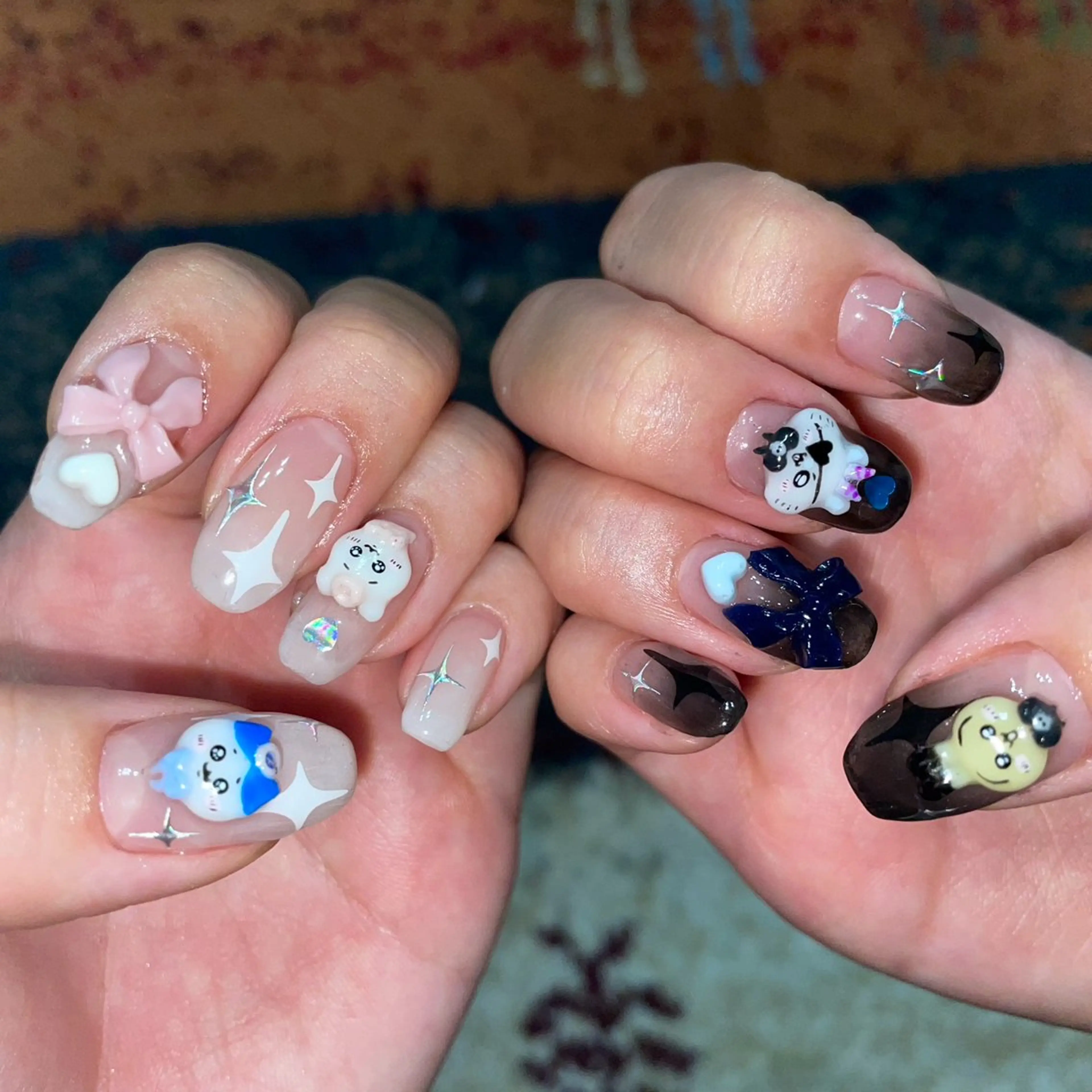 ネイル タケノ クルミのネイルデザイン