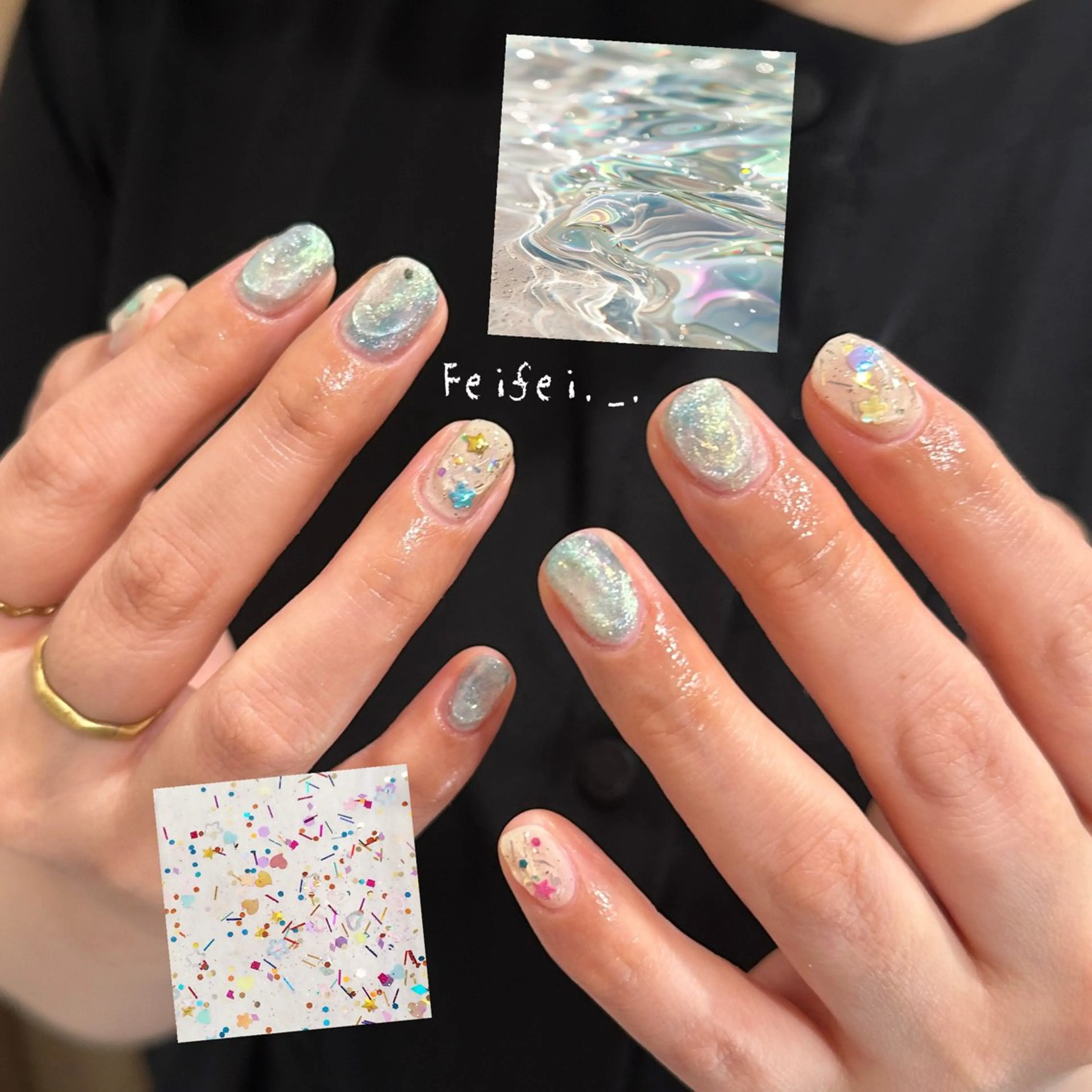 ネイル ハンドネイル 🎀 Hiyubi._.nail 🫧所属・🎀フェイ フェイ🫧💗のネイルデザイン