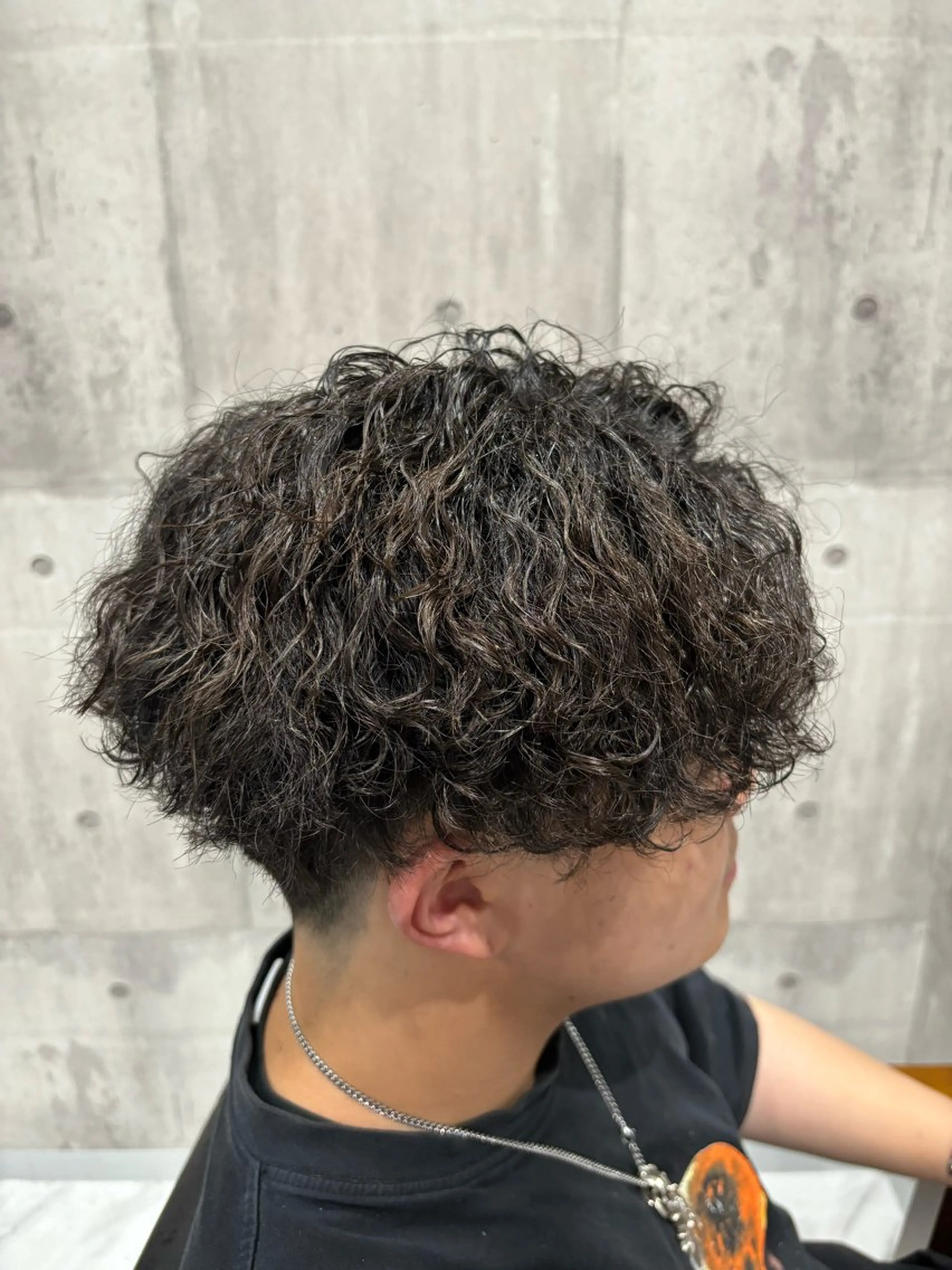 パーマ メンズ カット パーマ トリートメント パーマ職人🔥／短髪 執行役員／YUTAのヘアスタイル