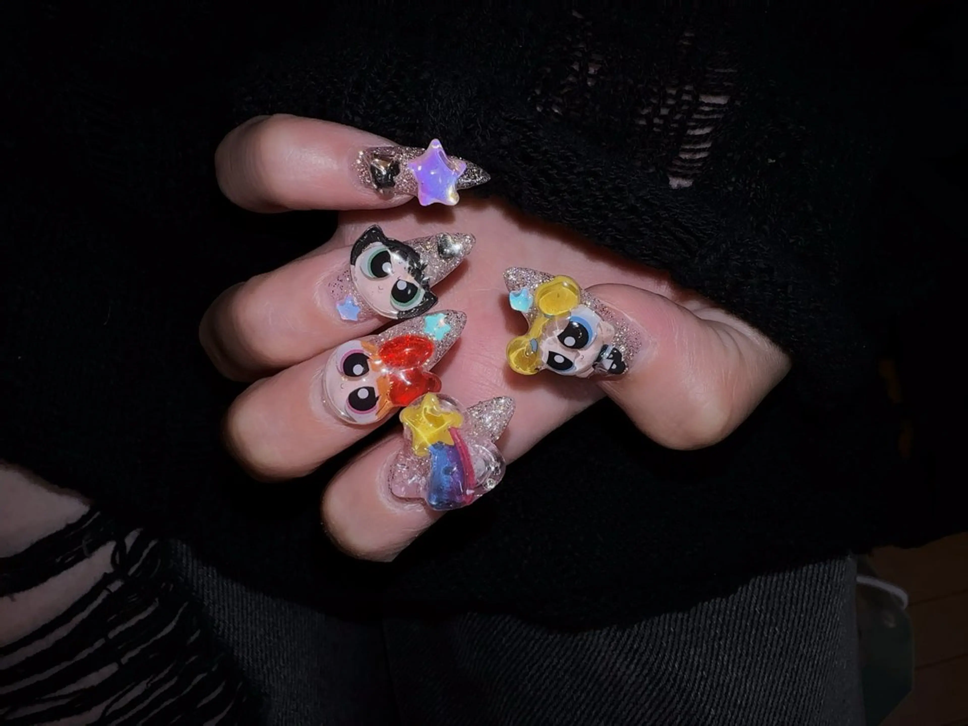 ネイル 持ち込み 【emu道頓堀】 *HONOKAのネイルデザイン