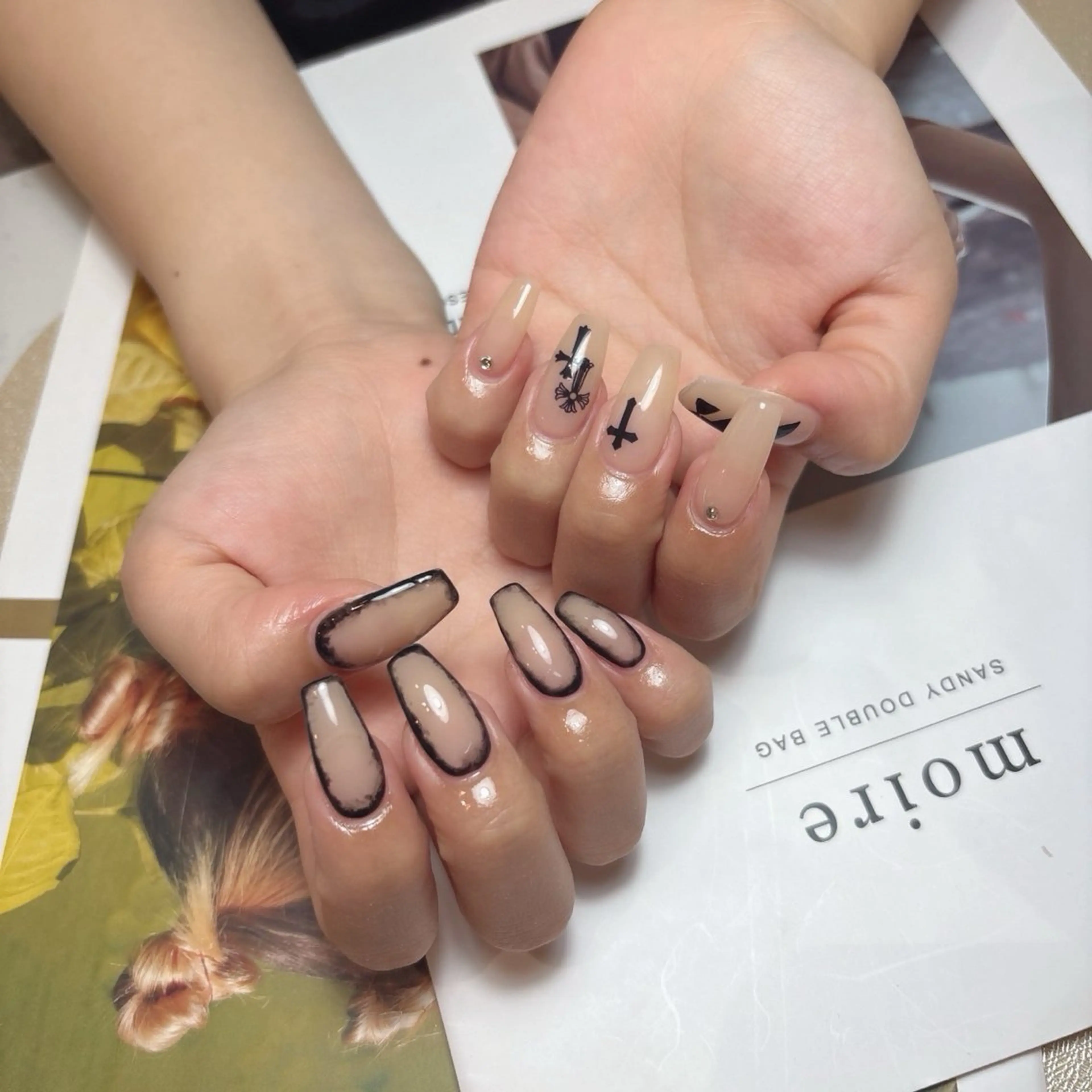 ネイル フットネイル フレンチネイル ジェルネイル ガーリー グラデーション ハンドネイル D.d Nail Moeのネイルデザイン