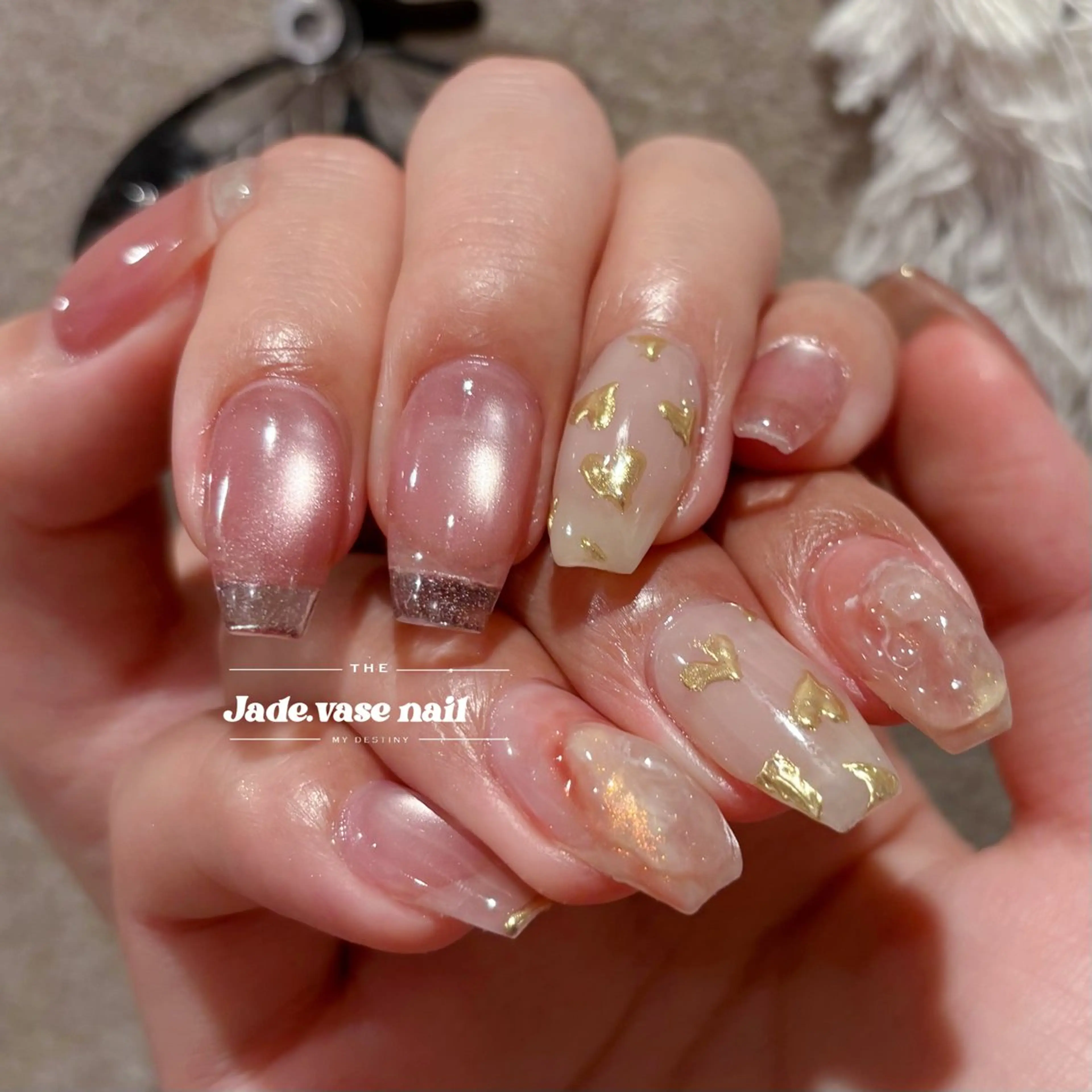 ネイル ハンドネイル ハンドケア ✰Jade.vase 银座のネイルデザイン