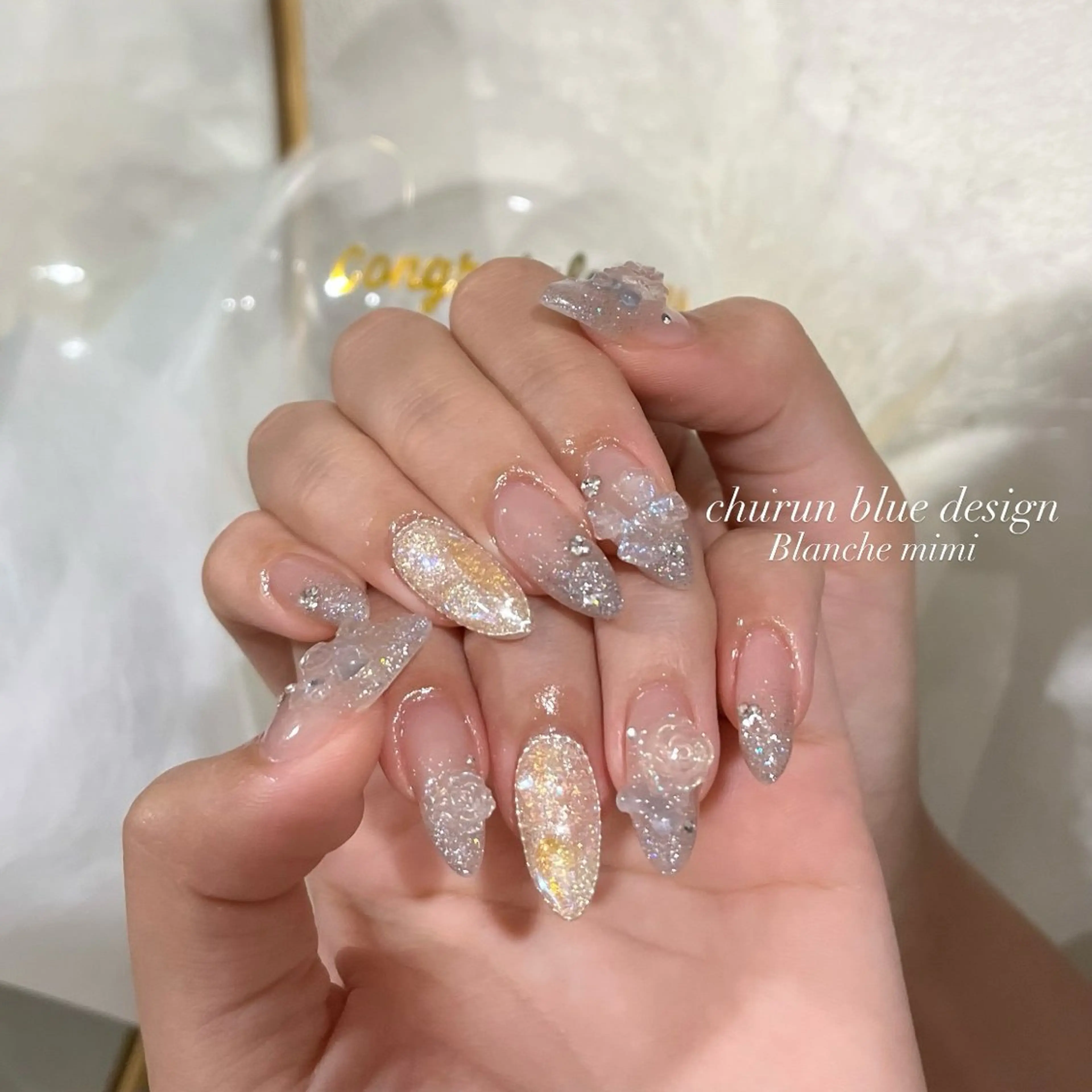 ネイル ハンドネイル Blanche mimi.u_aのネイルデザイン