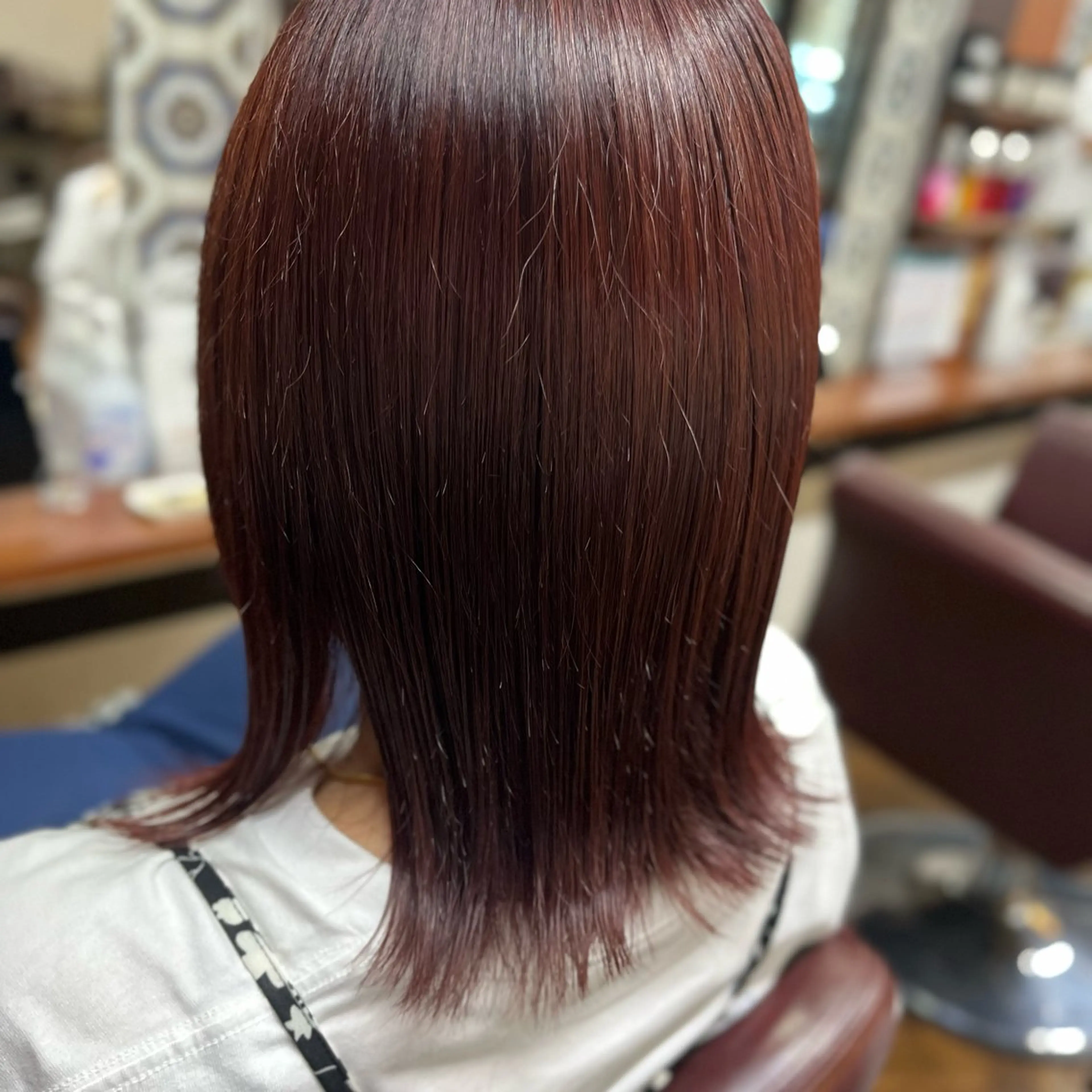 ミディアム カラー ブリーチ ブリーチなしカラー MARKA 🫧 YUKAのヘアスタイル