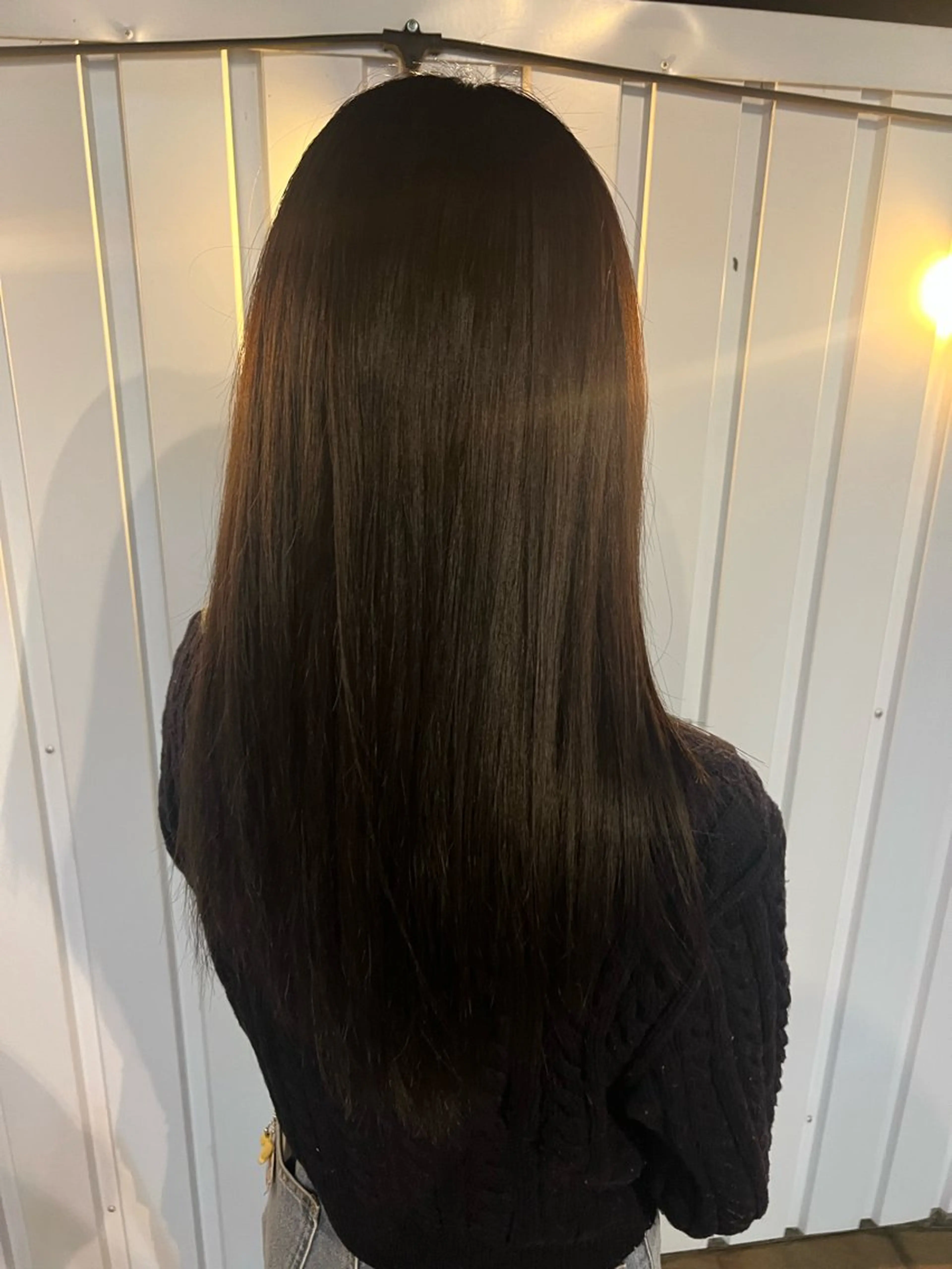 ロング カラー グレージュ オリーブグレージュ オリーブグレー 本間 絵理奈‎のヘアスタイル