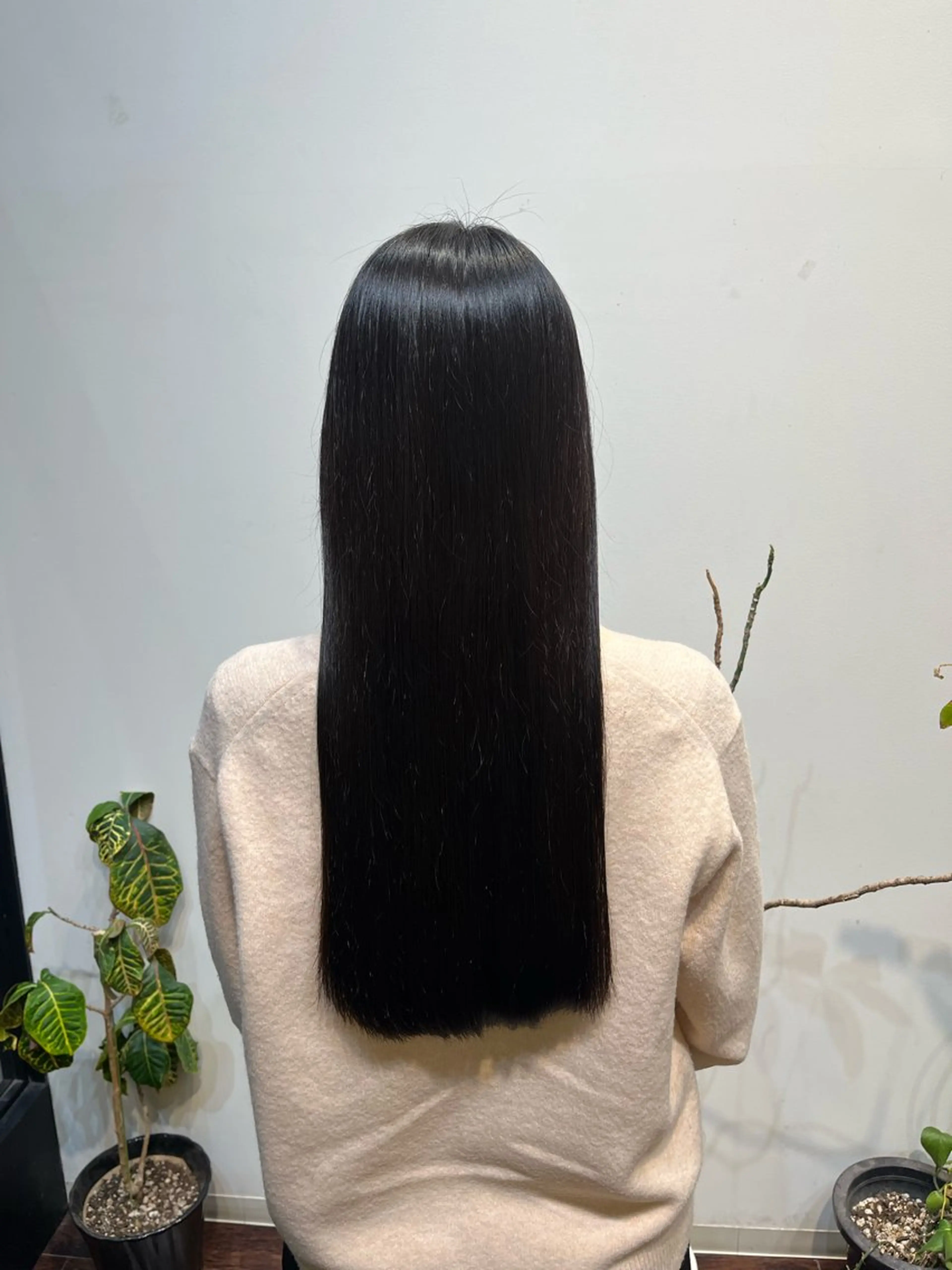 ロング 縮毛矯正 sizuk natsukiのヘアスタイル