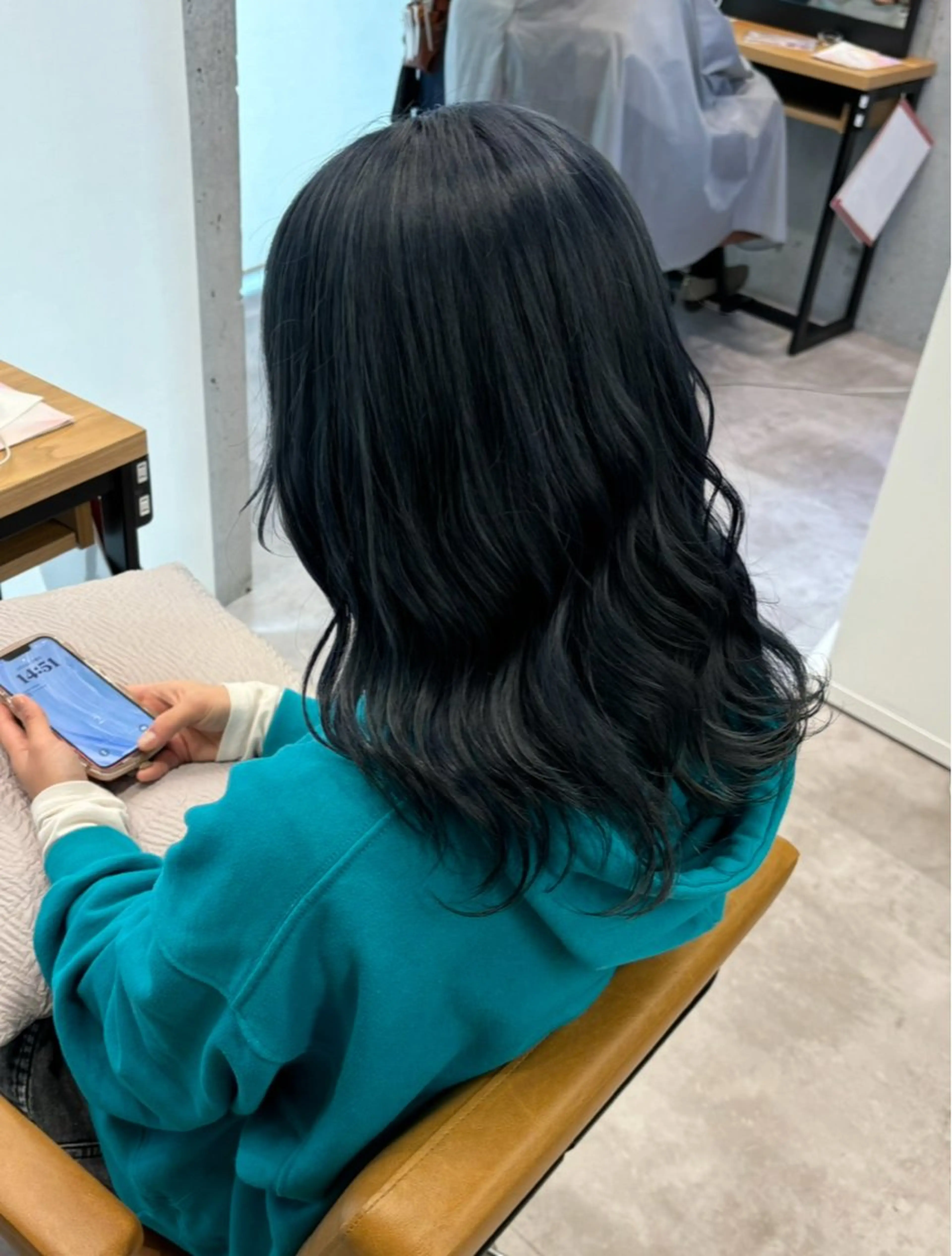 セミロング カラー ブルーカラー トリートメント mai/天神美容室 【レディースカット】のヘアスタイル