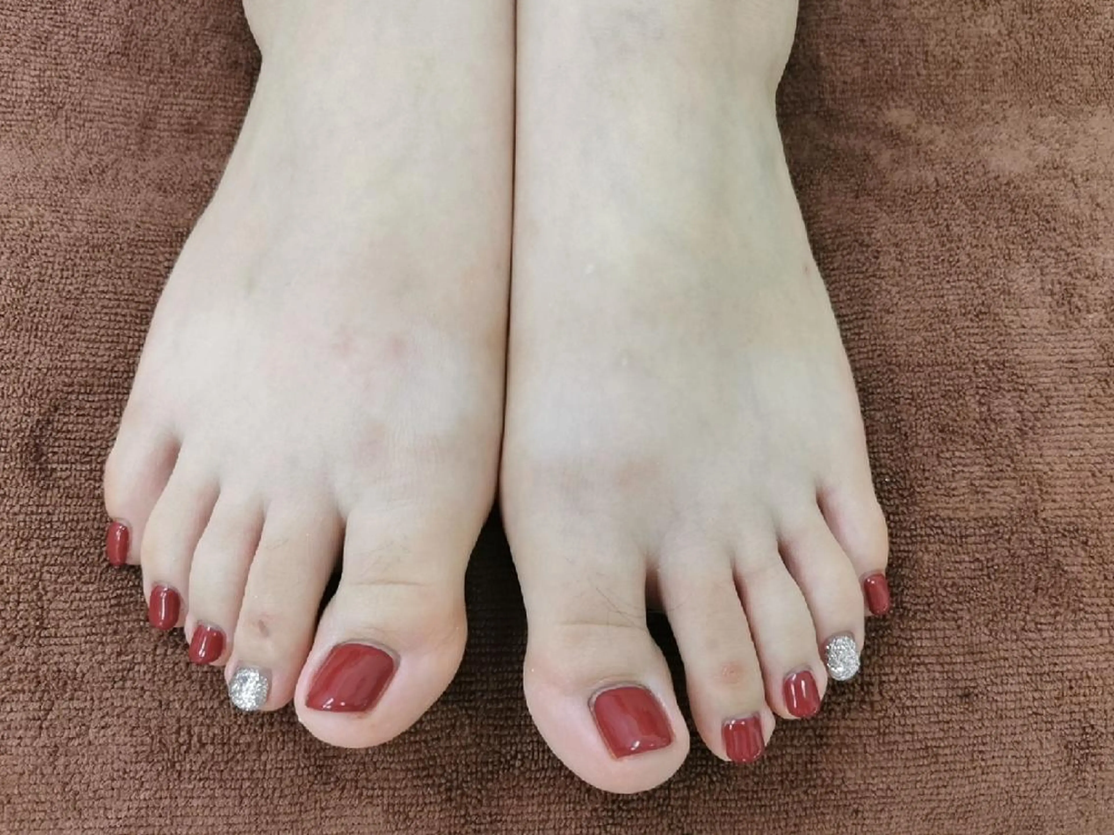 ネイル ラメ(グリッター) ワンカラーネイル 上福岡 らんらんのネイルデザイン