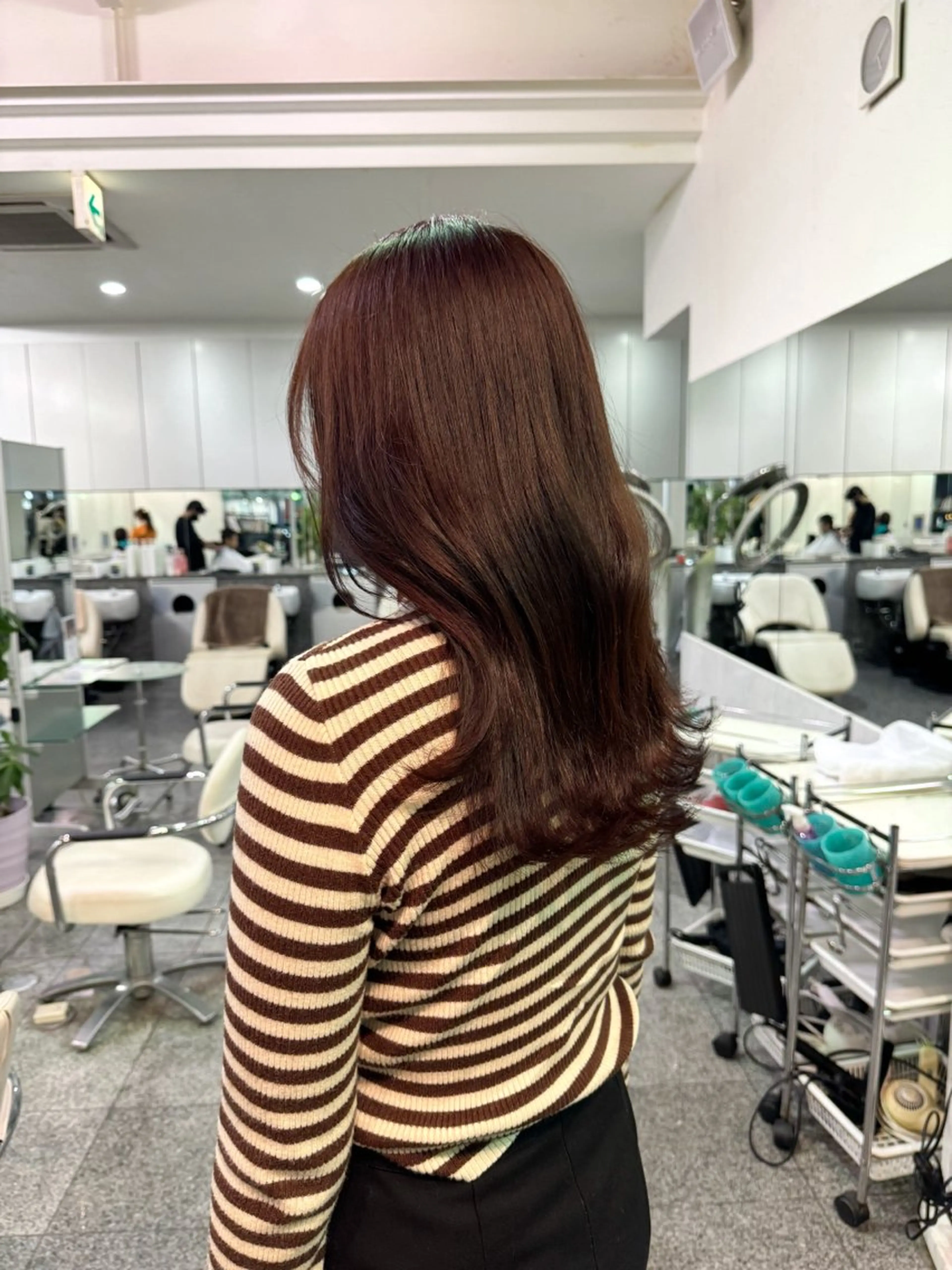 ロング カラー レッドカラー 🫧ヒシダアキ taboo.i🫧のヘアスタイル