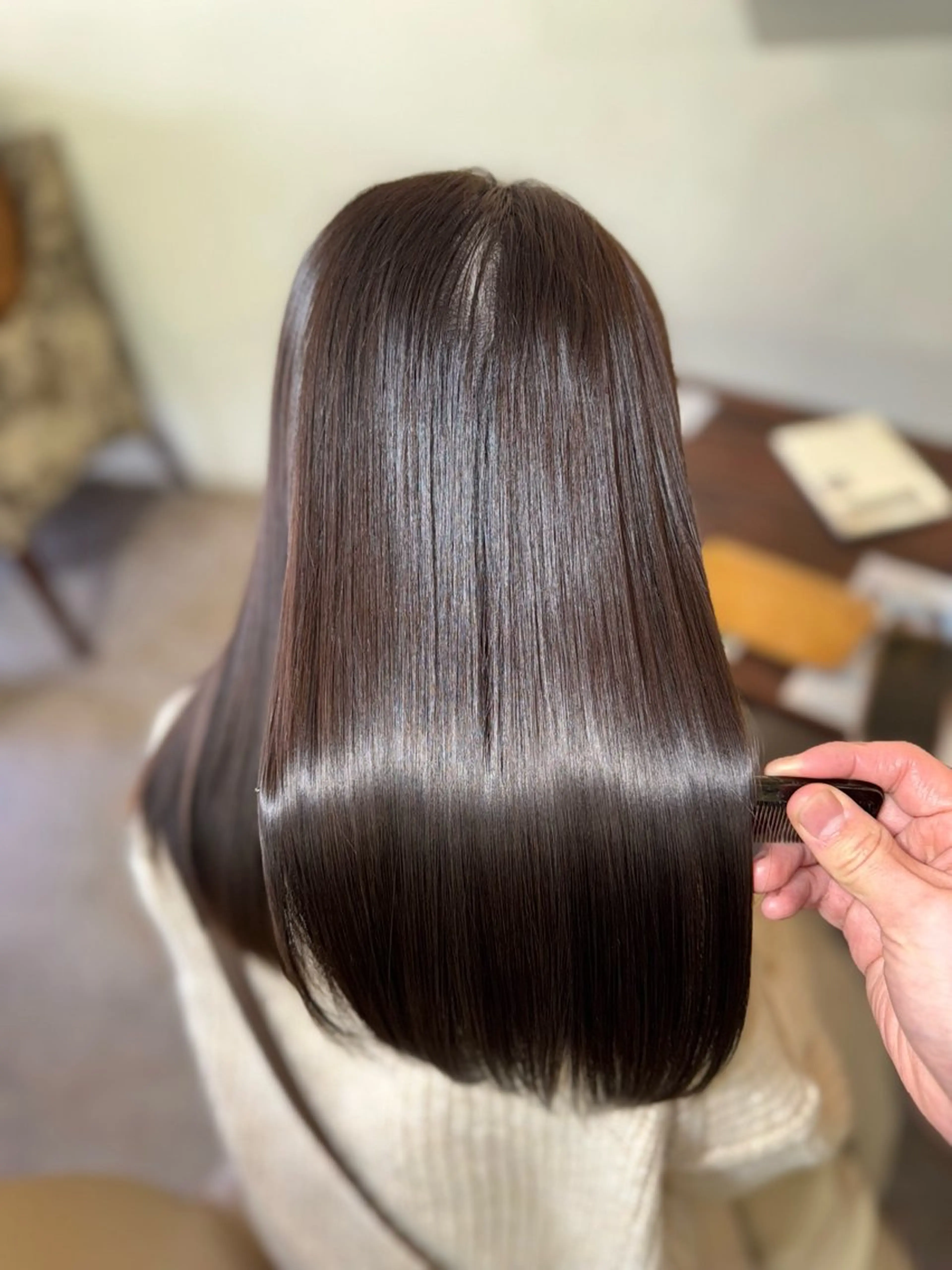 ロング ヘアーメイクポリッシュ桂所属・山﨑 将弥のヘアスタイル