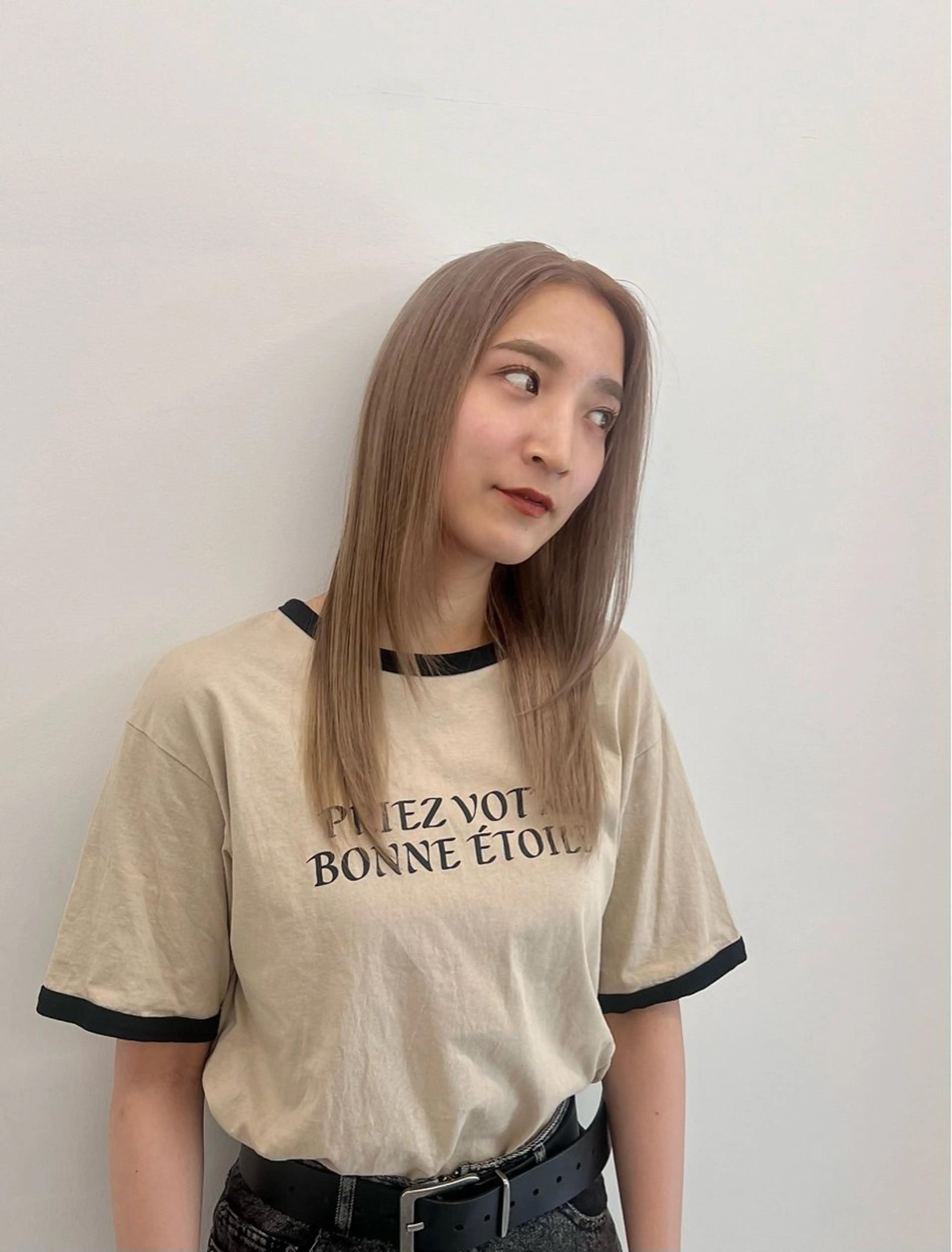 ロング カラー カット ヘアカラー トリートメント 赤みゼロ/透明感 カラー🌿KANTAのヘアスタイル