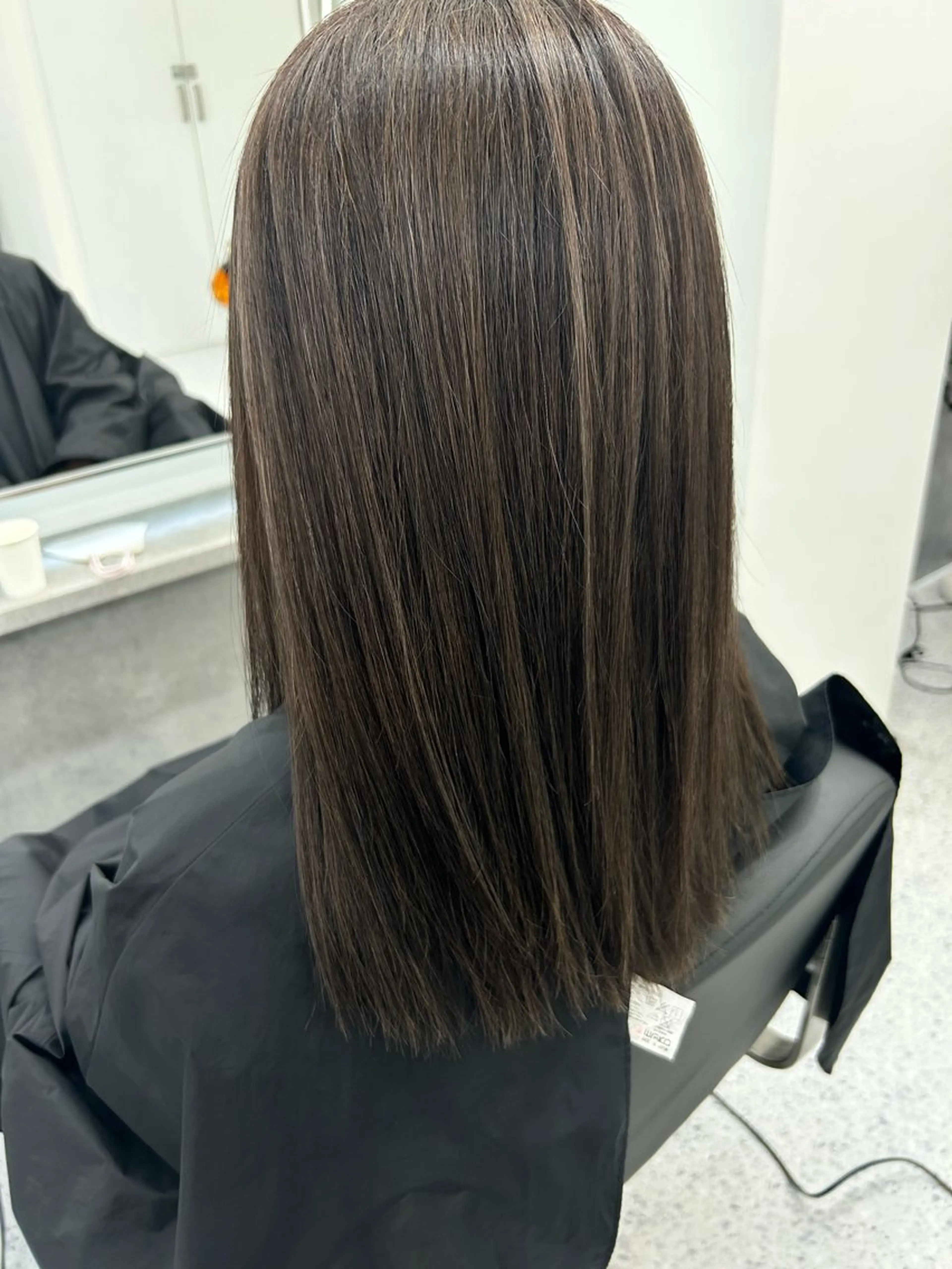 セミロング 竹内 虹大のヘアスタイル