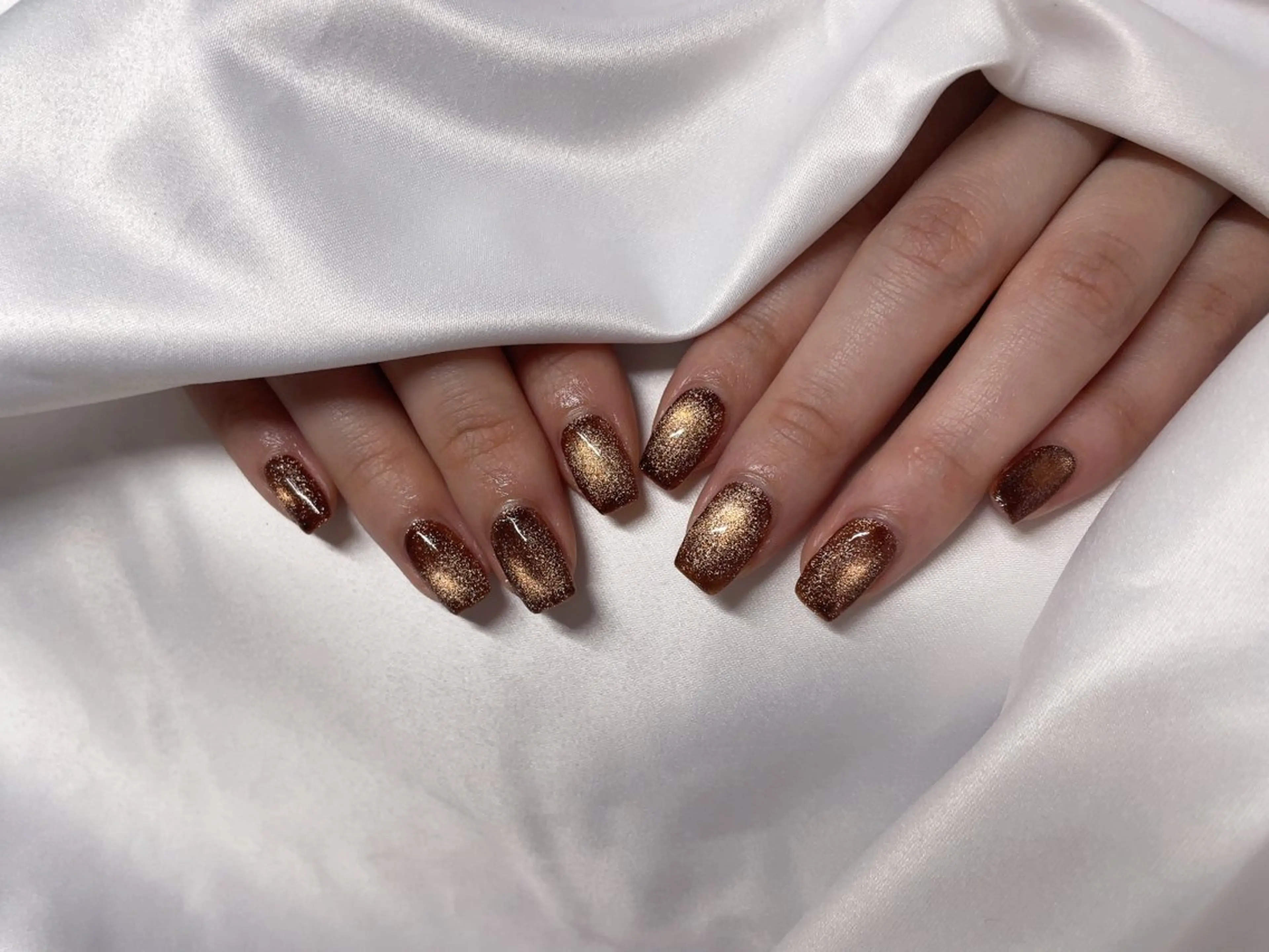 ネイル マグネットネイル A OIのネイルデザイン