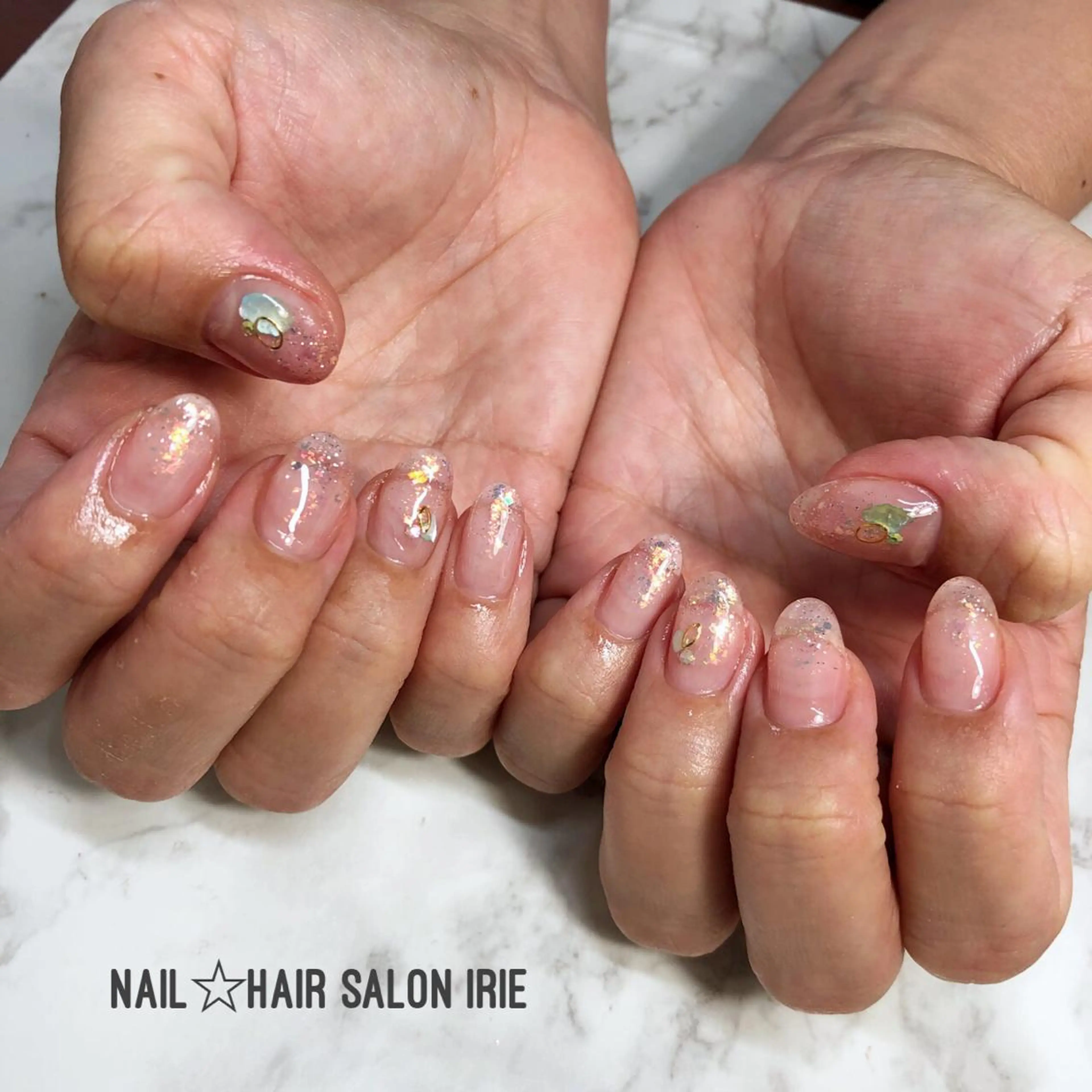 ネイル ハンドネイル Hair salon Irie所属・與儀 知佳のネイルデザイン