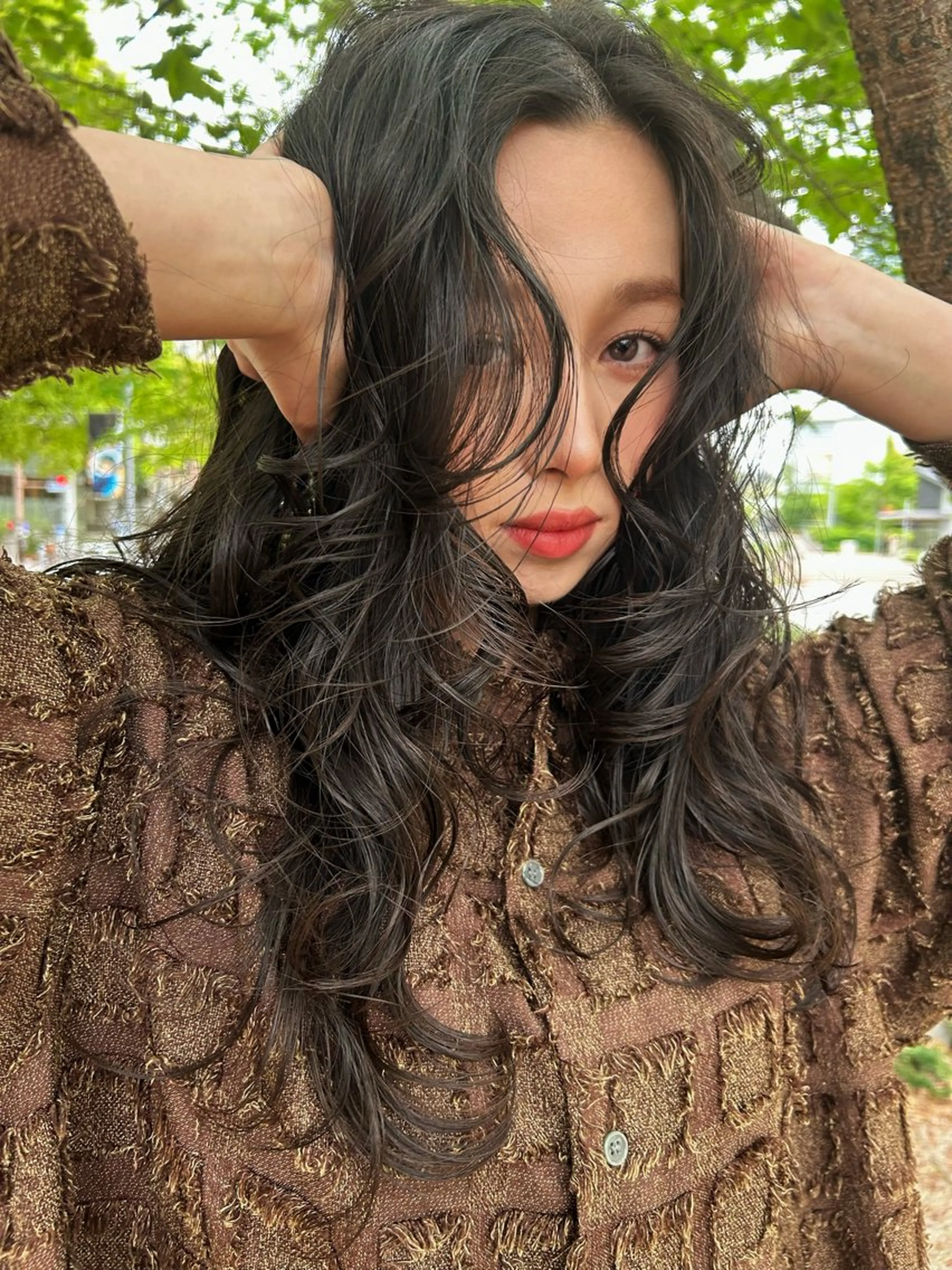 ロング カット ヘアカラー トリートメント 名古屋/久屋大通 /不破新のヘアスタイル